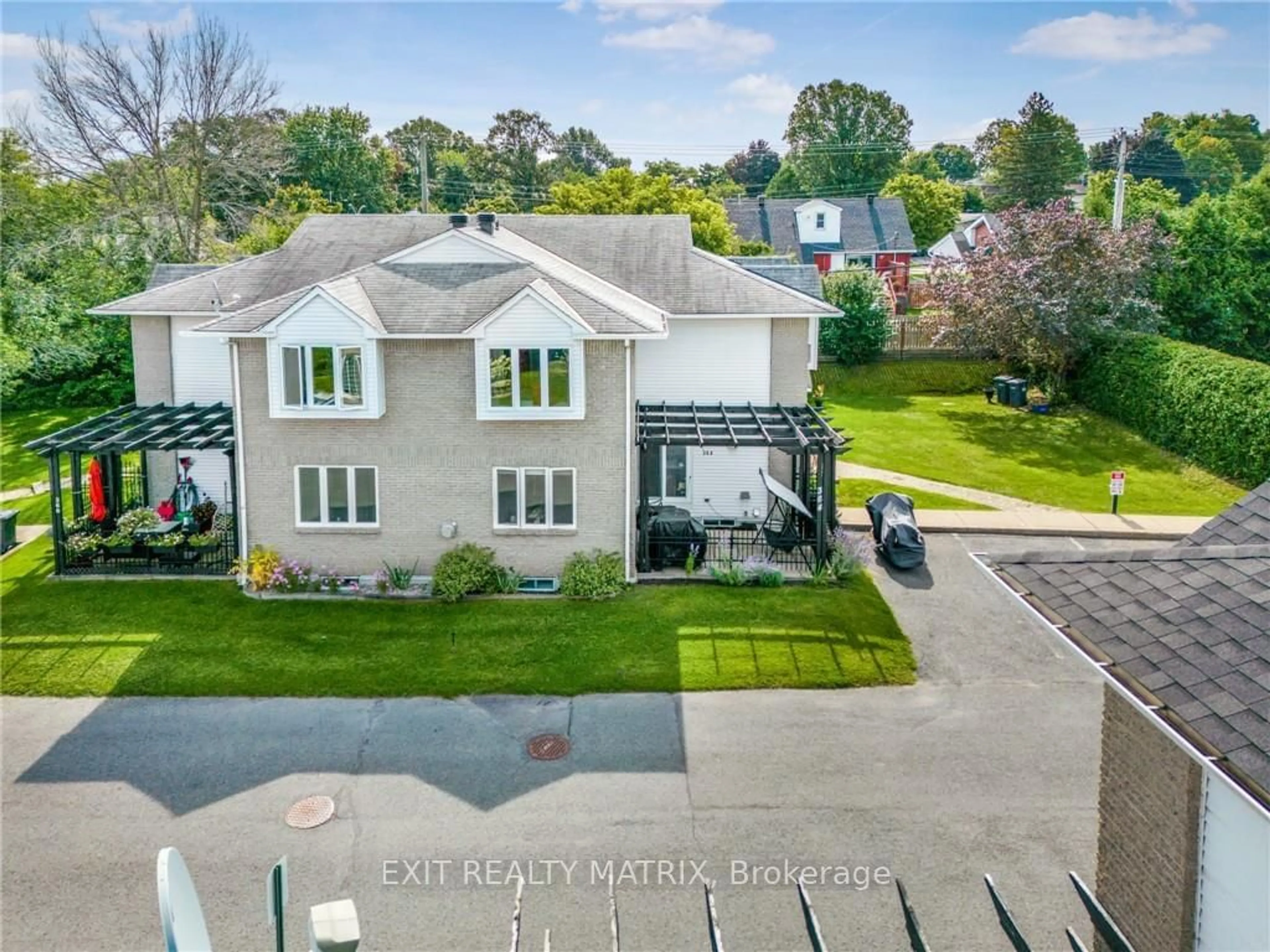 A pic from outside/outdoor area/front of a property/back of a property/a pic from drone, street for 364 CECILE Blvd, Hawkesbury Ontario K6A 3L5