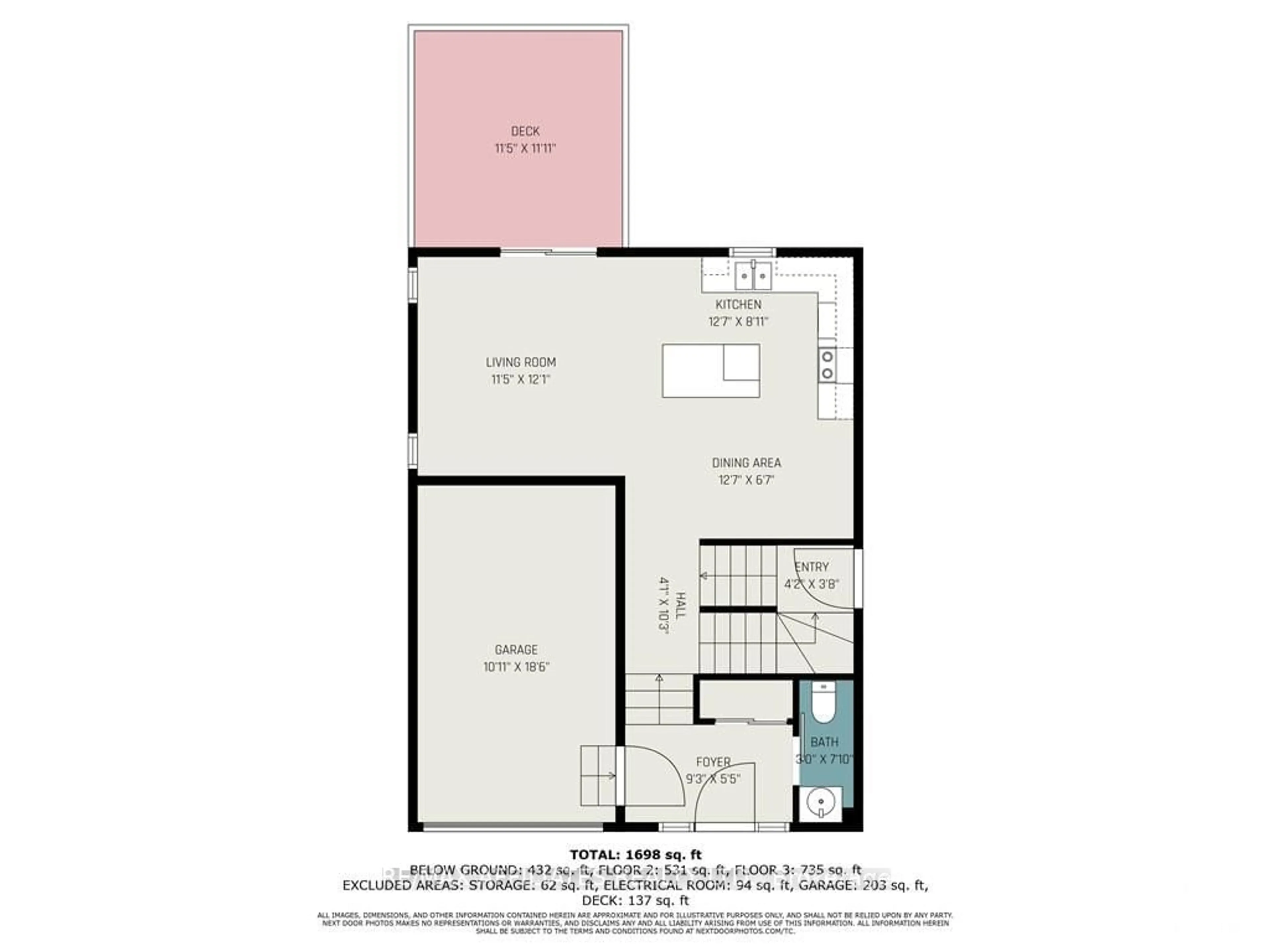 Floor plan for 36 FIRST Ave, Russell Ontario K4R 1C9