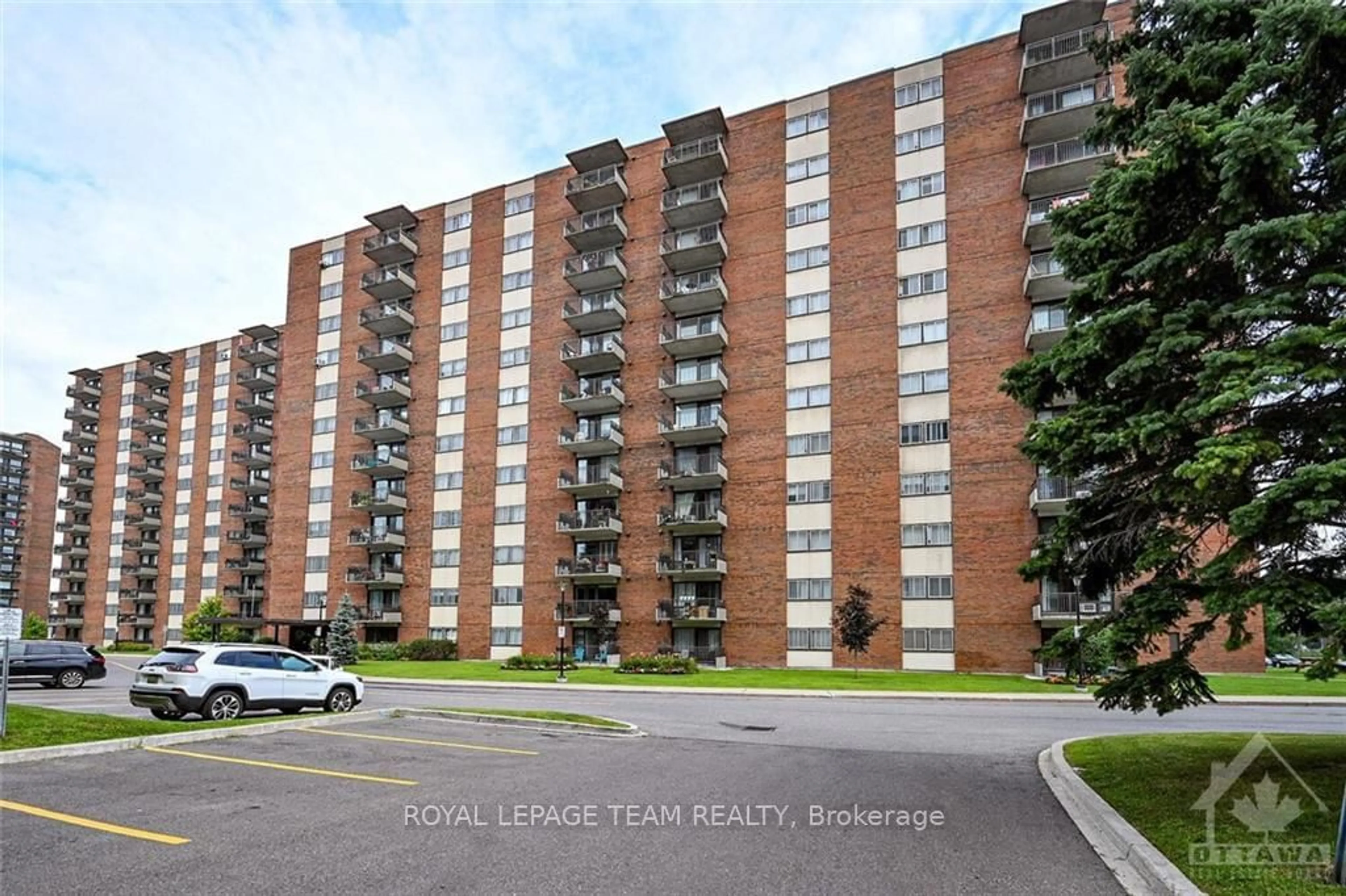 A pic from exterior of the house or condo, the front or back of building for 1485 BASELINE Rd #1016, Belair Park - Copeland Park and Area Ontario K2C 3L8