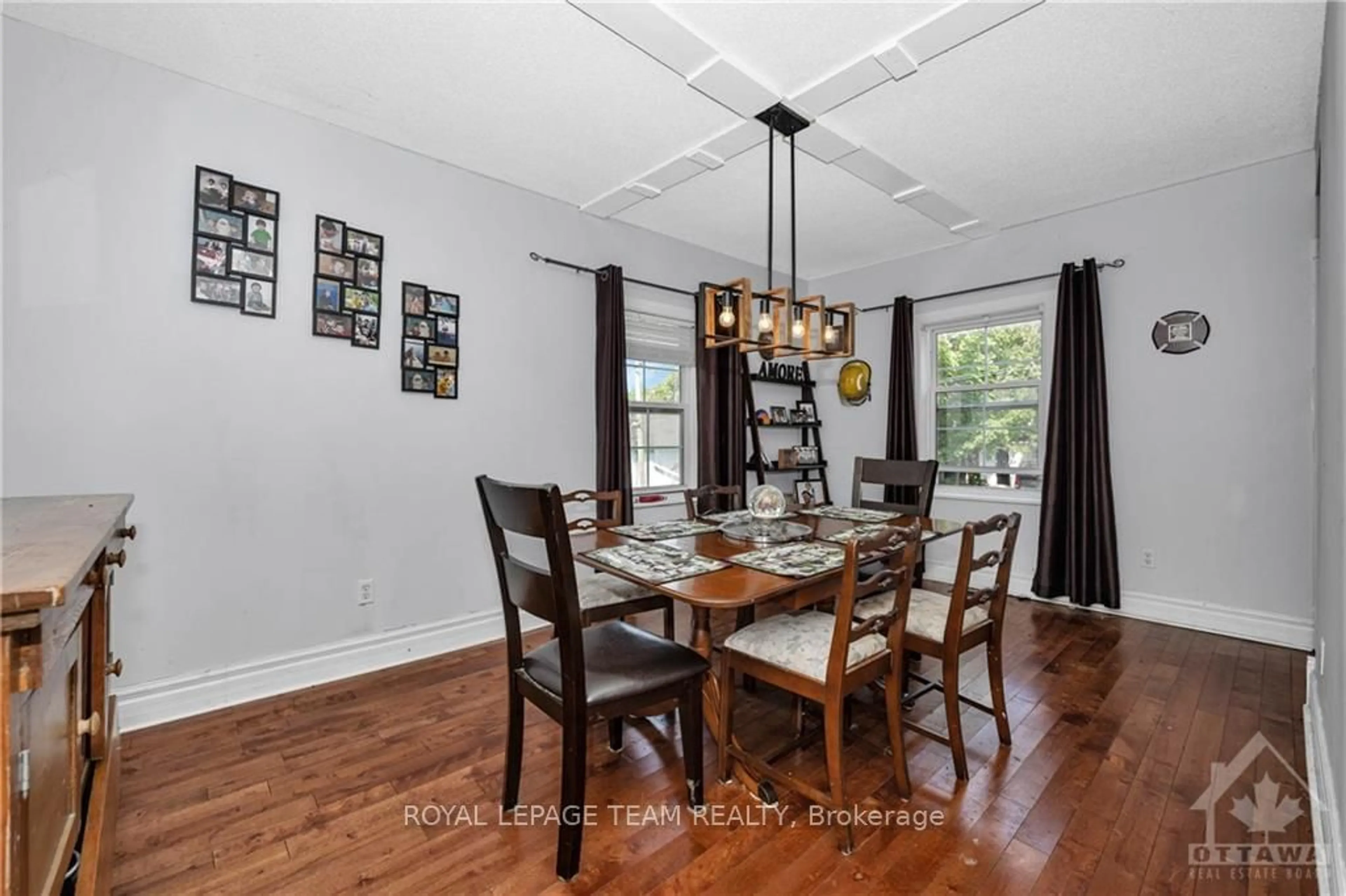 Dining room, wood floors, cottage for 1134 O'GRADY St, Manotick - Kars - Rideau Twp and Area Ontario K4M 1J3