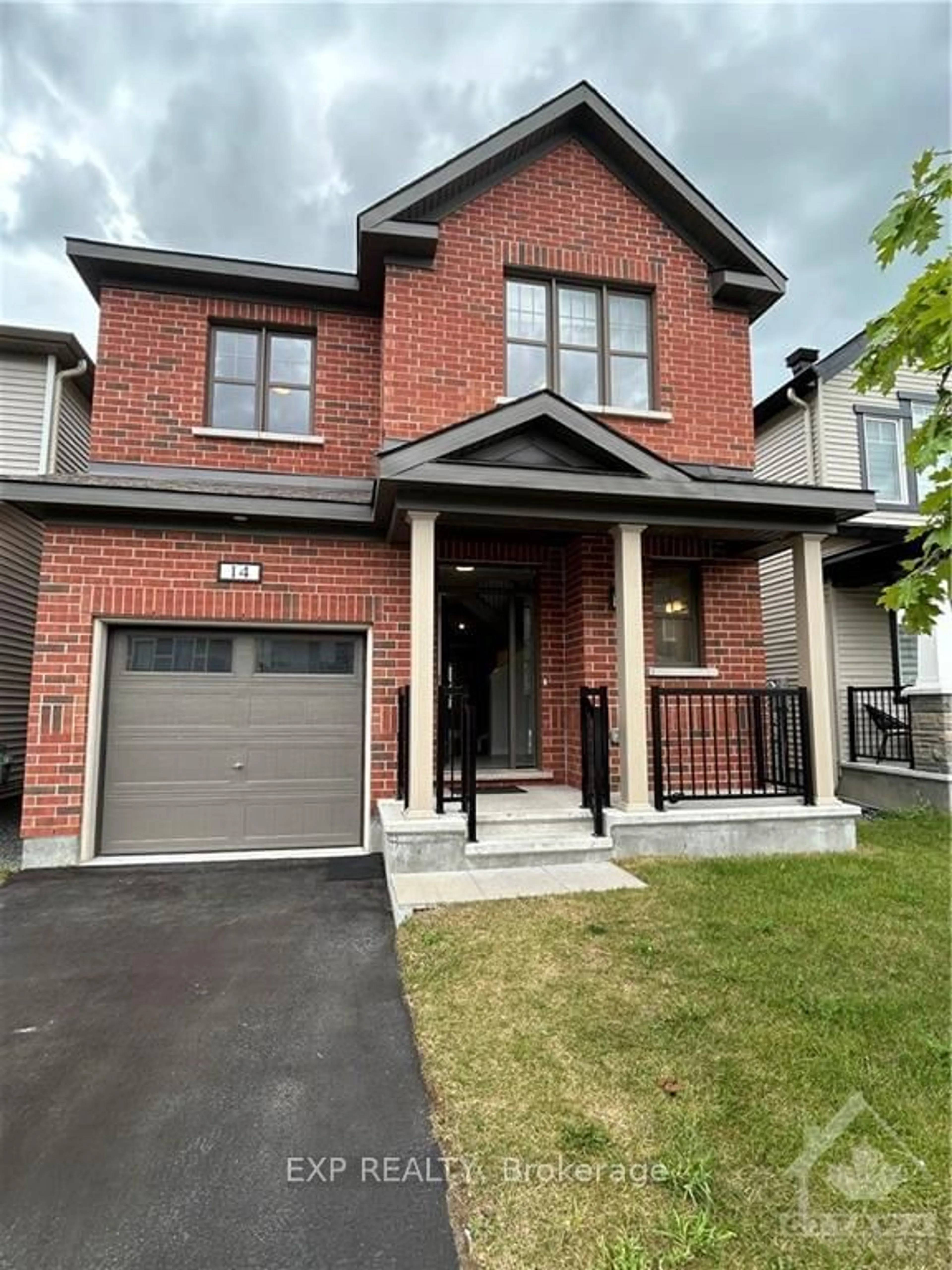 Home with brick exterior material for 14 RACEMOSE St, Barrhaven Ontario K2J 6Z9