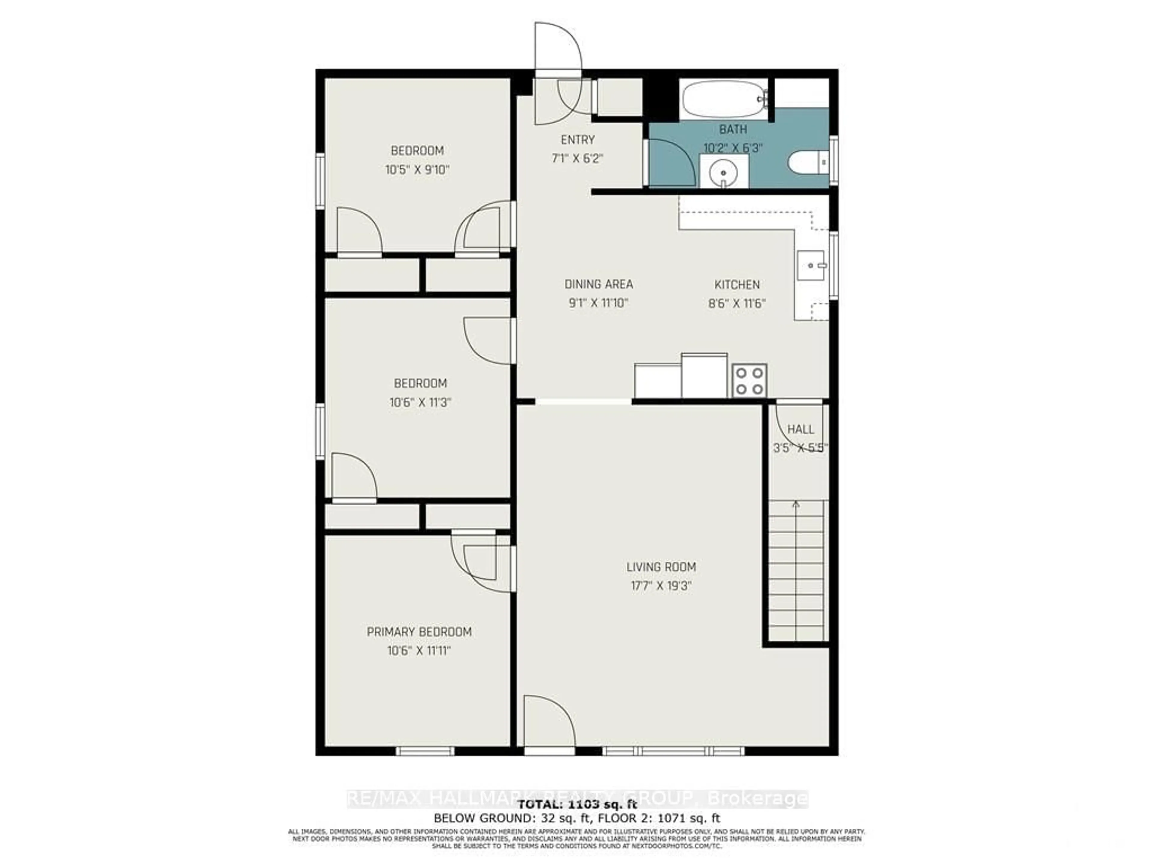 Floor plan for 520-522 ALICE St, Cornwall Ontario K6H 4G5