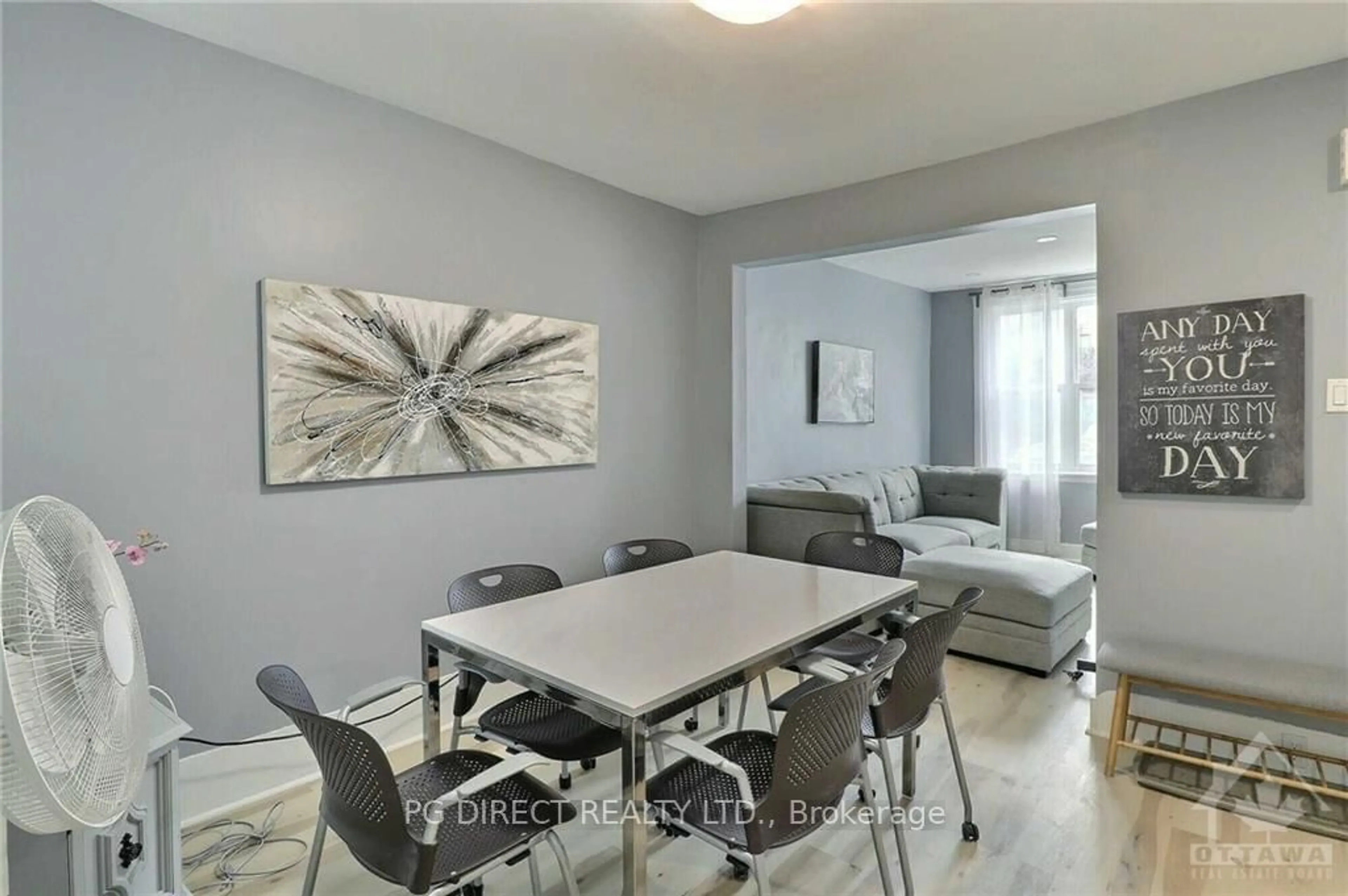 Dining room, wood floors for 269 ST PATRICK St, Lower Town - Sandy Hill Ontario K1N 5K4