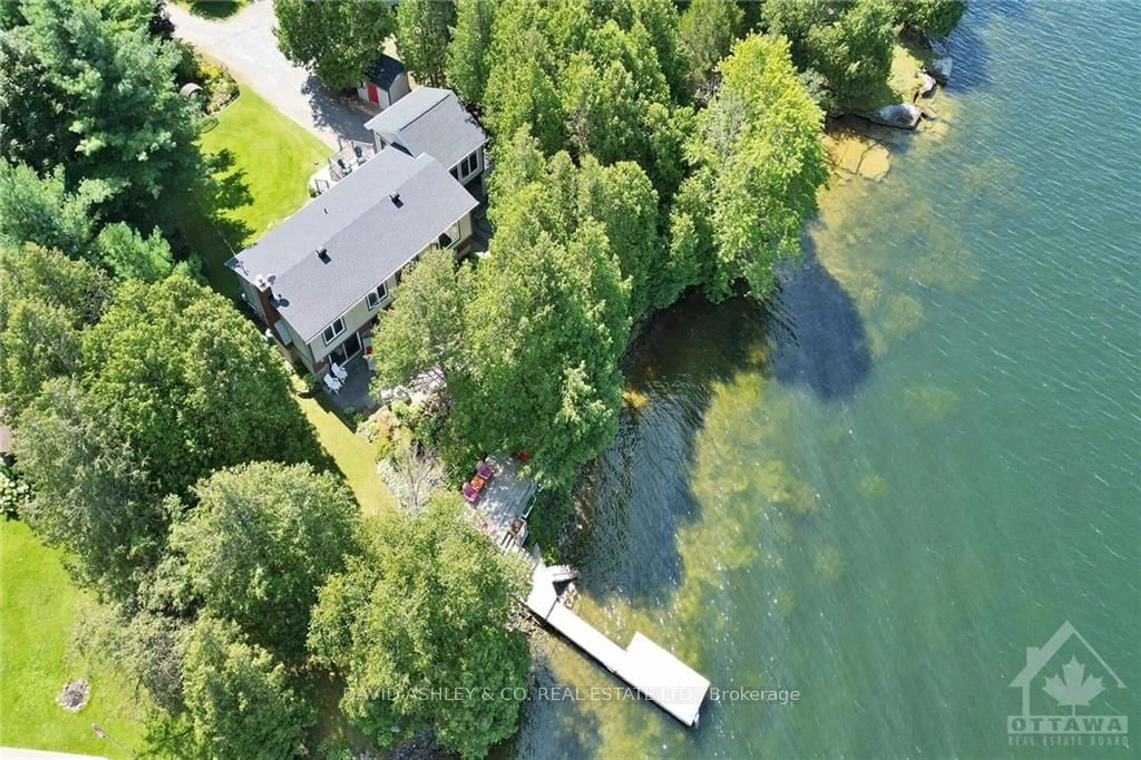 A pic from exterior of the house or condo, lake for 4537 KINGFISH BAY Rd, Rideau Lakes Ontario K0G 1V0