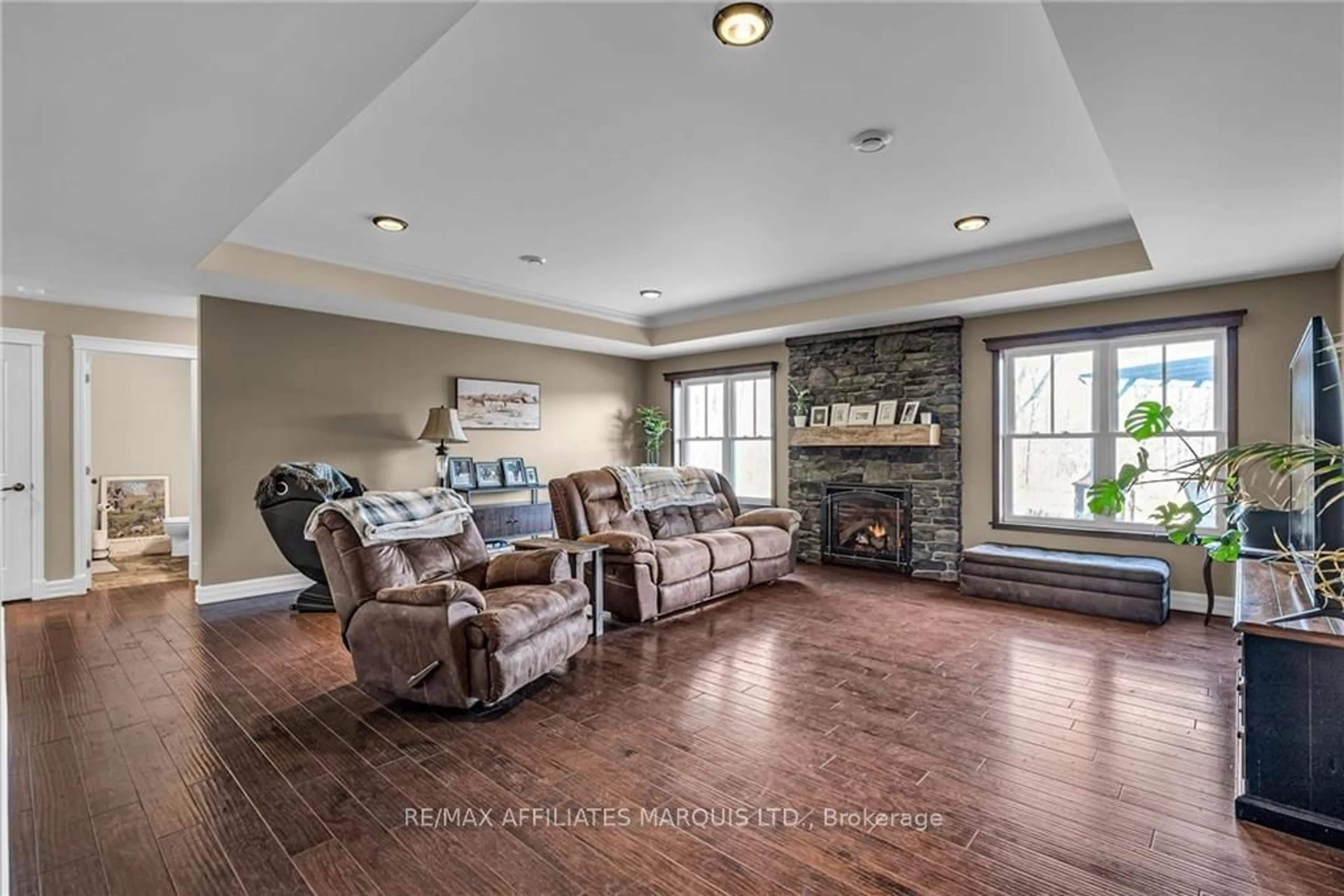 Living room, wood floors for 6131 HURON St, South Glengarry Ontario K0C 2J0