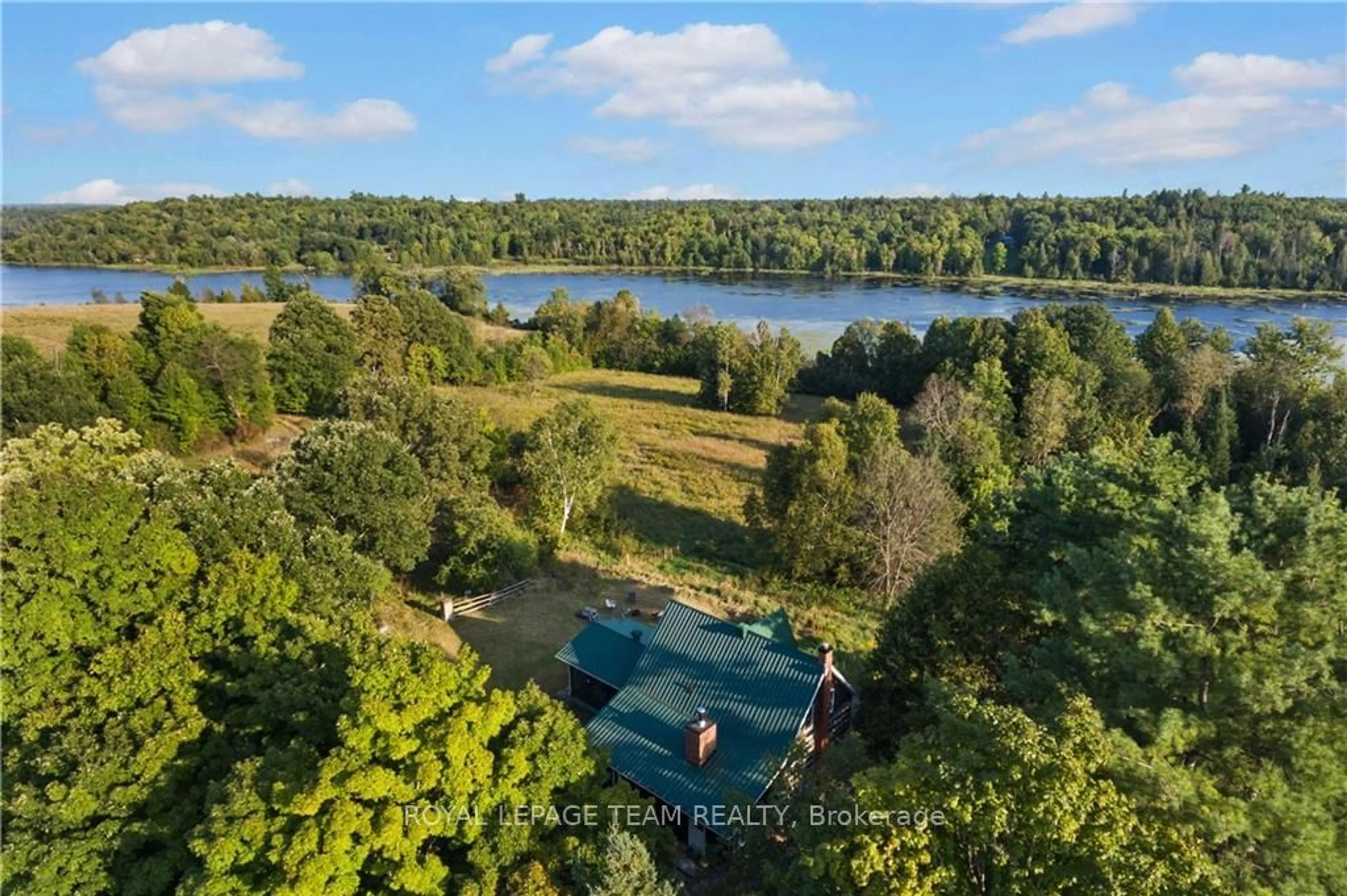 A pic from exterior of the house or condo, the view of lake or river for 105 HALLIDAY CREEK Rd, Greater Madawaska Ontario K0J 1H0