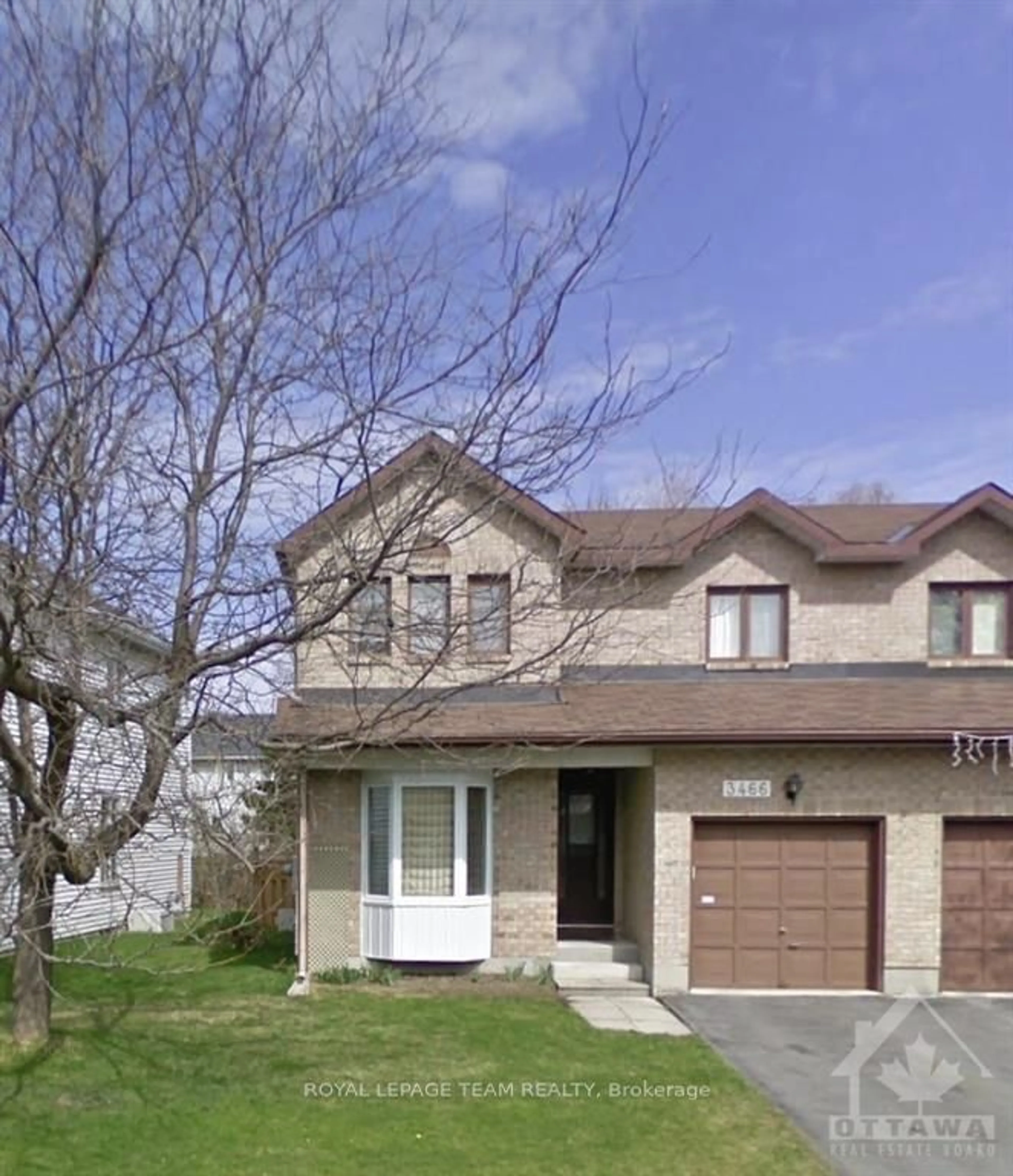 Frontside or backside of a home, cottage for 3466 WYMAN Cres, Hunt Club - Windsor Park Village and Area Ontario K1V 0P3