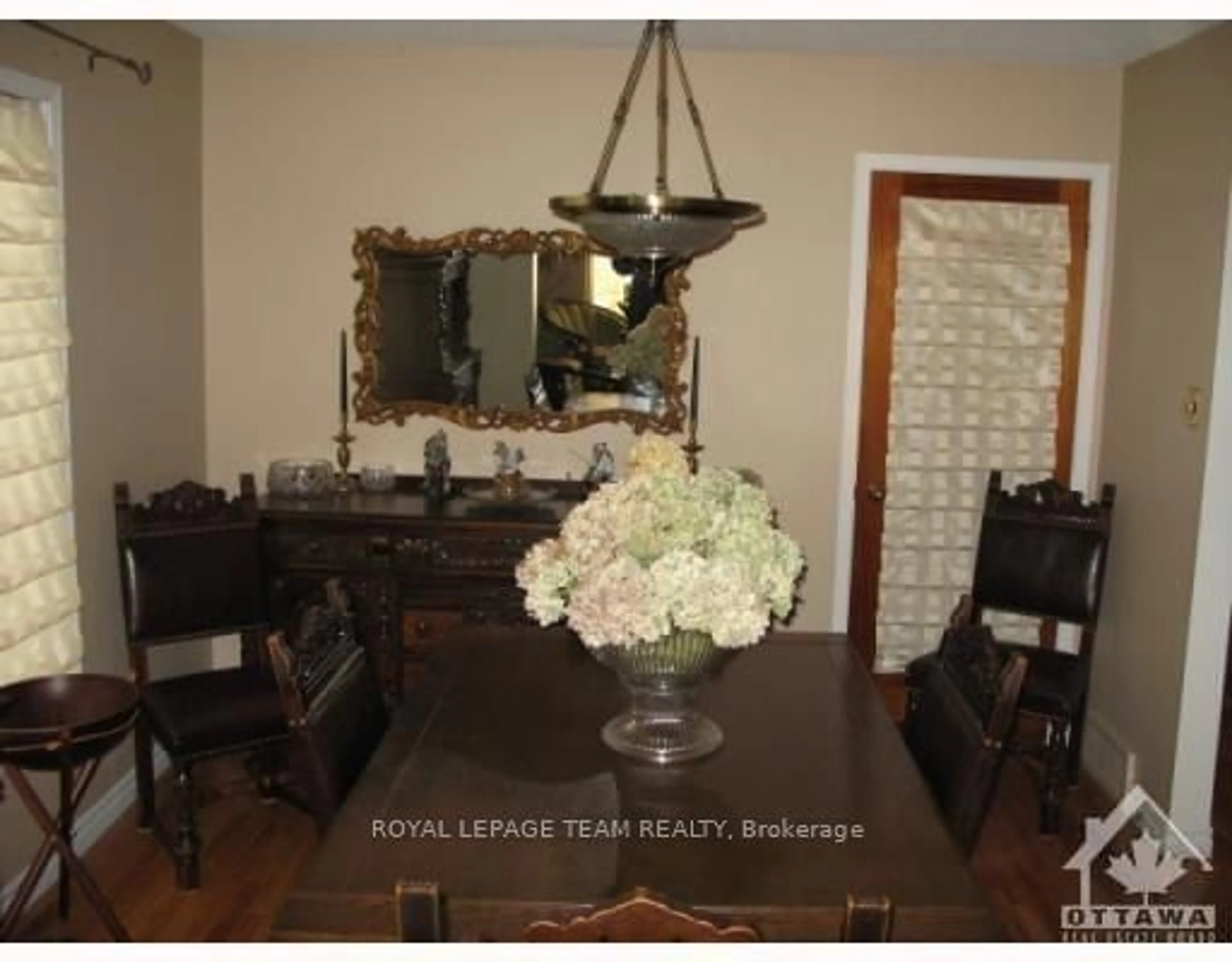 Dining room, wood floors, cottage for 3466 WYMAN Cres, Hunt Club - Windsor Park Village and Area Ontario K1V 0P3