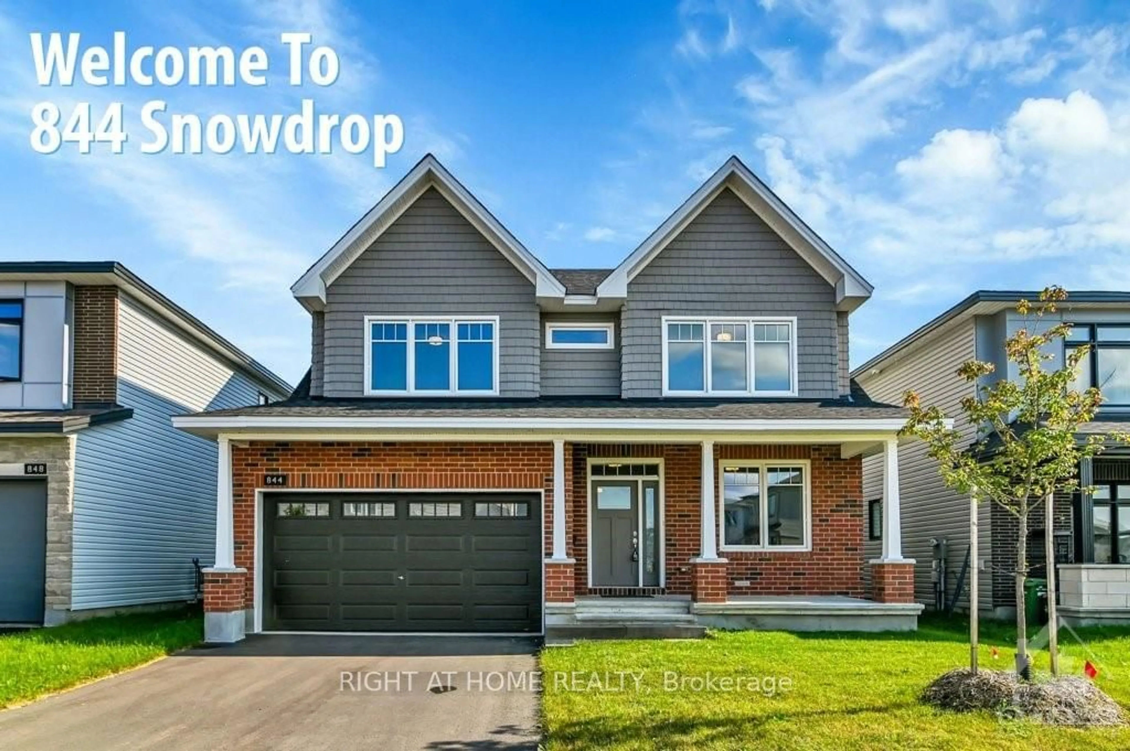 Home with brick exterior material for 844 SNOWDROP Cres, Blossom Park - Airport and Area Ontario K1T 0E9