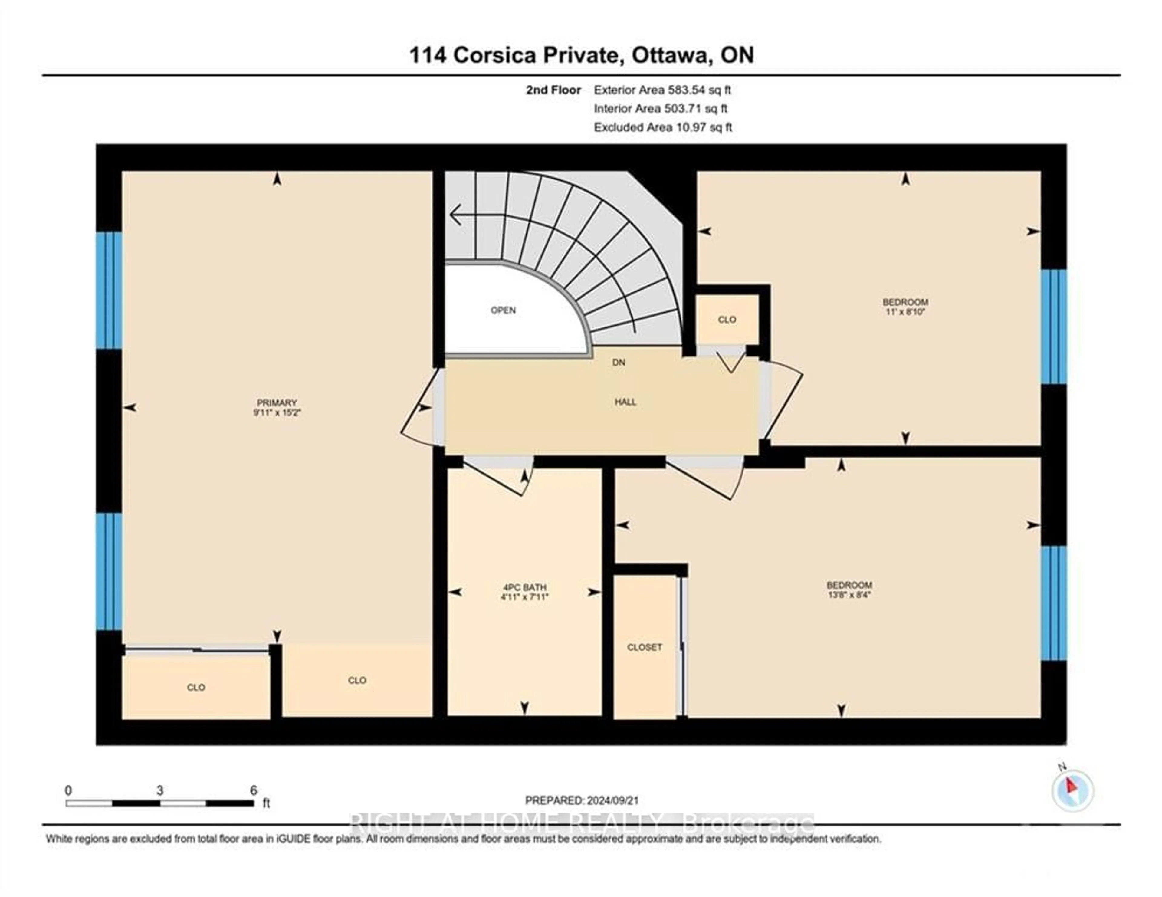 Floor plan for 114 CORSICA, Alta Vista and Area Ontario K1G 5Y1