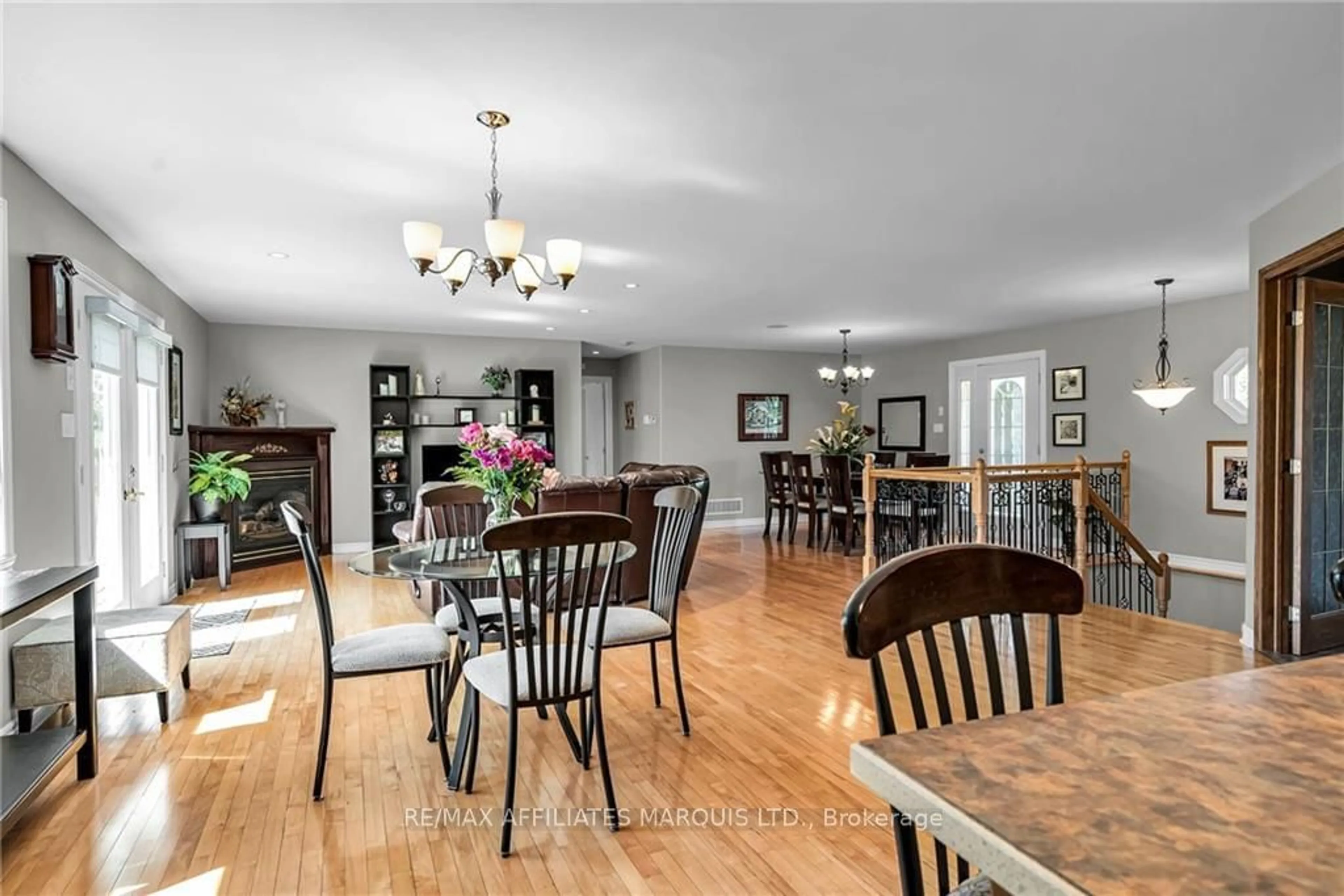 Dining room, wood floors, cottage for 6670 PURCELL Rd, South Glengarry Ontario K6H 7R5