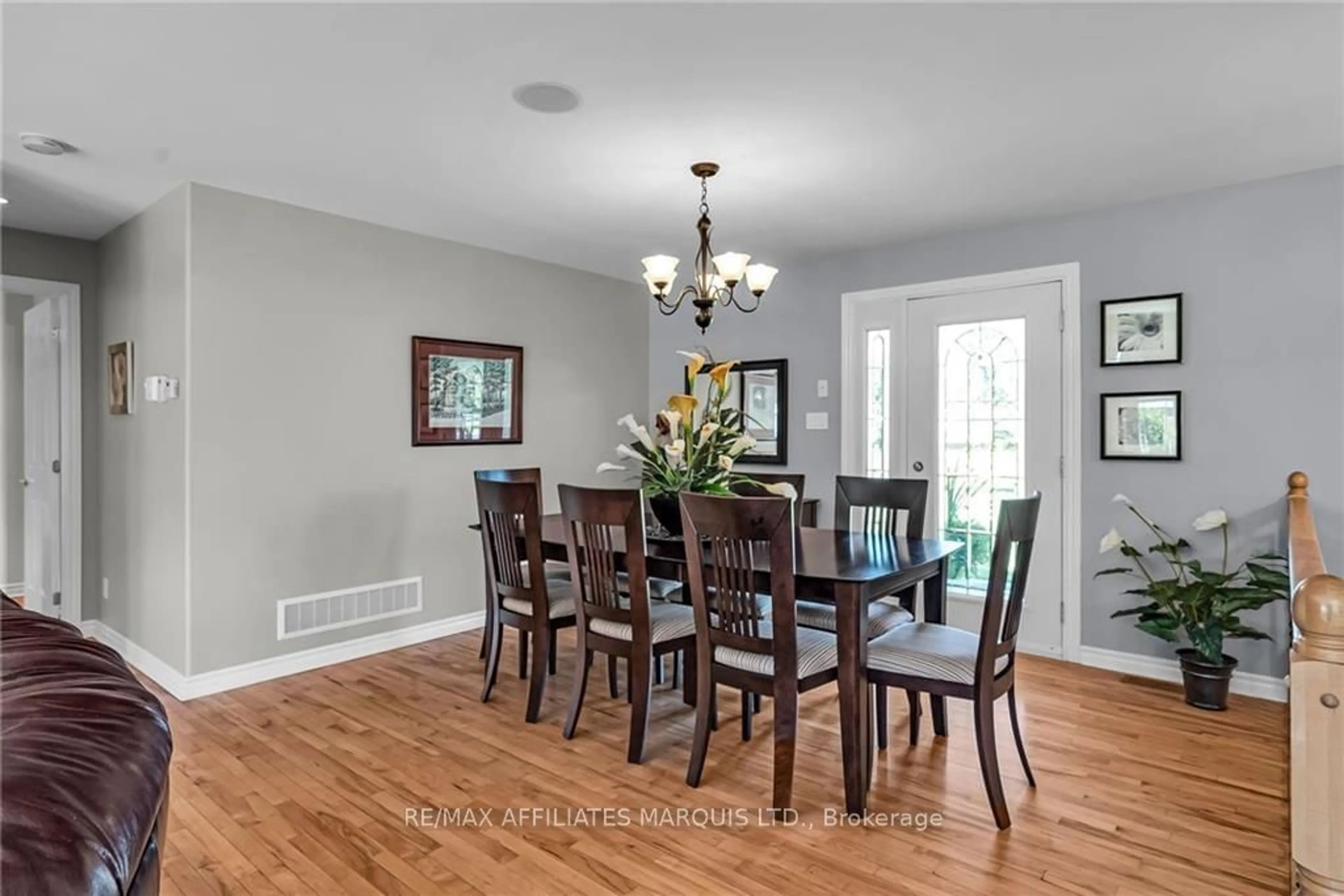 Dining room, wood floors, cottage for 6670 PURCELL Rd, South Glengarry Ontario K6H 7R5