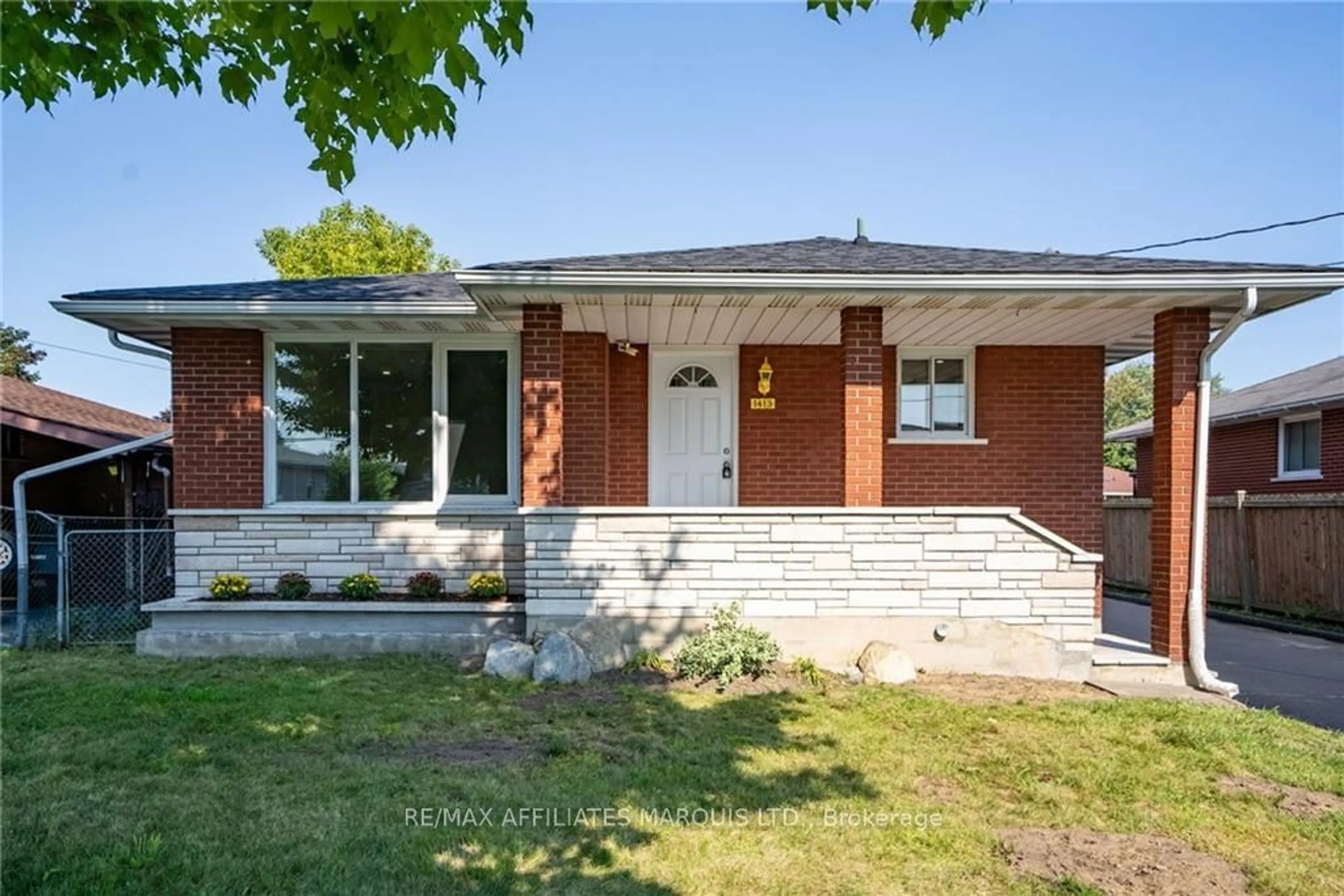 Home with brick exterior material for 1413 CHURCHILL St, Cornwall Ontario K6J 4Y4