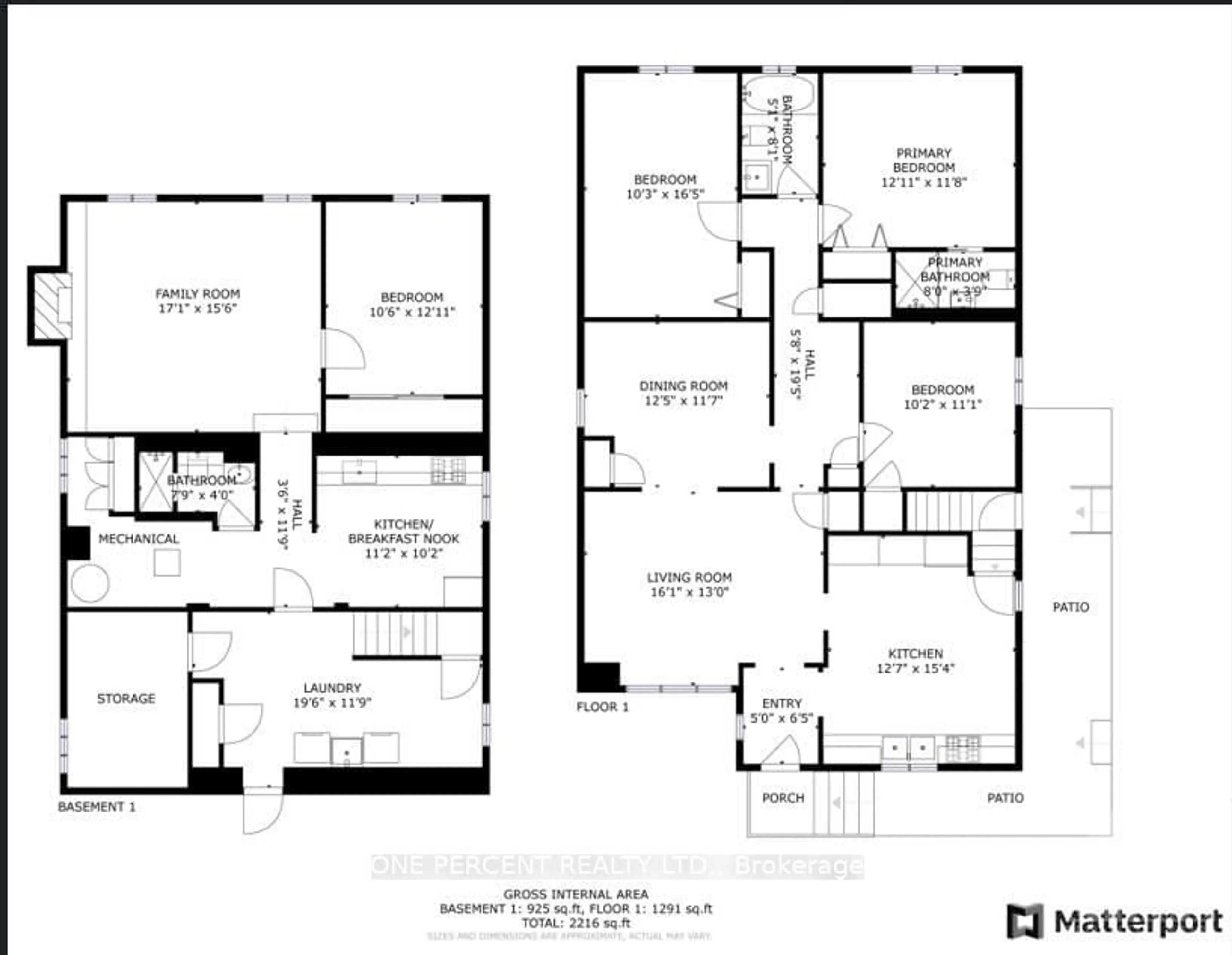 Floor plan for 434 HILSON Ave, Westboro - Hampton Park Ontario K1Z 6C3