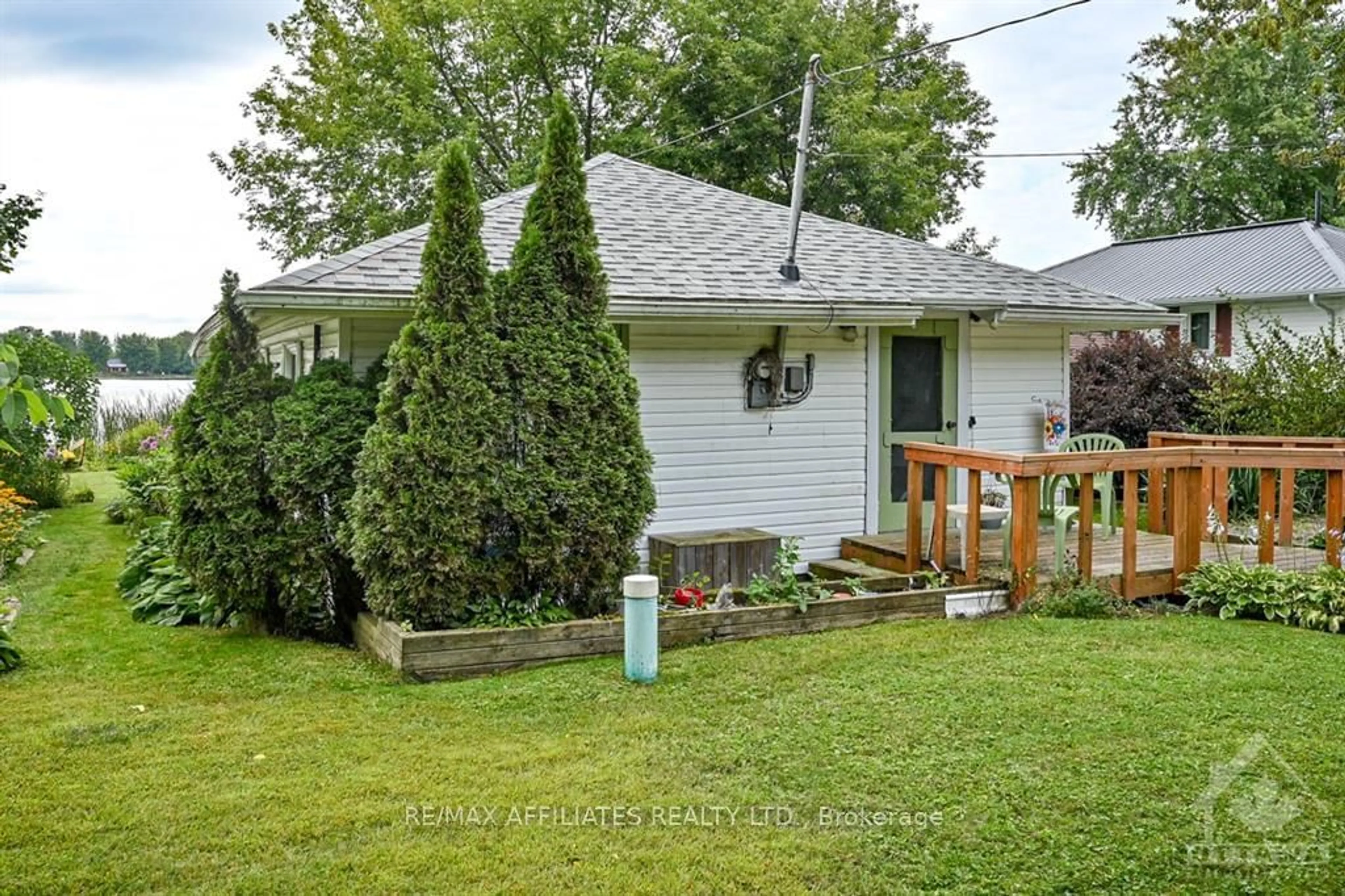 Frontside or backside of a home, the fenced backyard for 147 BEEK Rd, Montague Ontario K0G 1K0