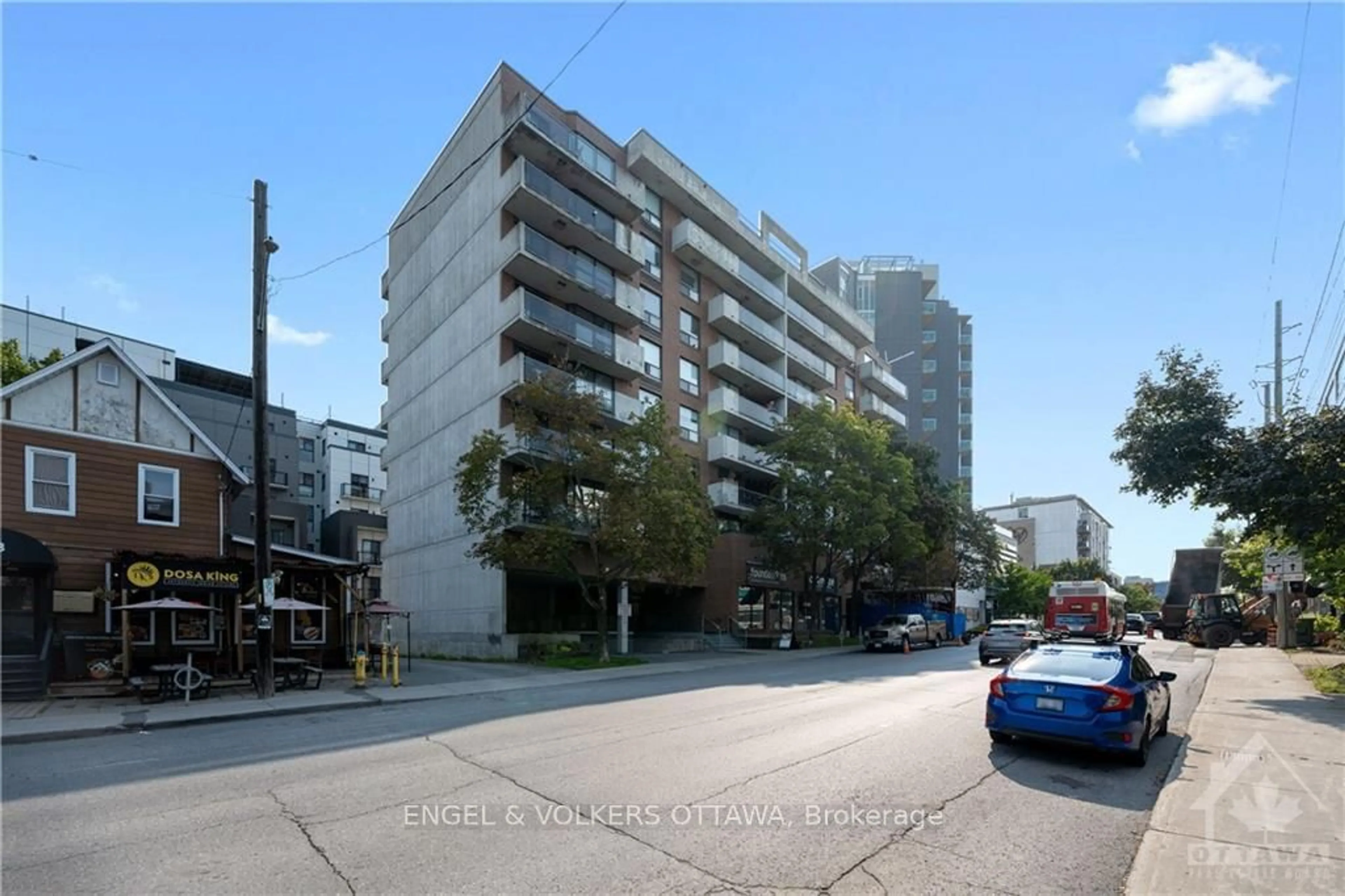 A pic from exterior of the house or condo, the street view for 99 HOLLAND Ave #705, Tunneys Pasture and Ottawa West Ontario K1Y 0Y1