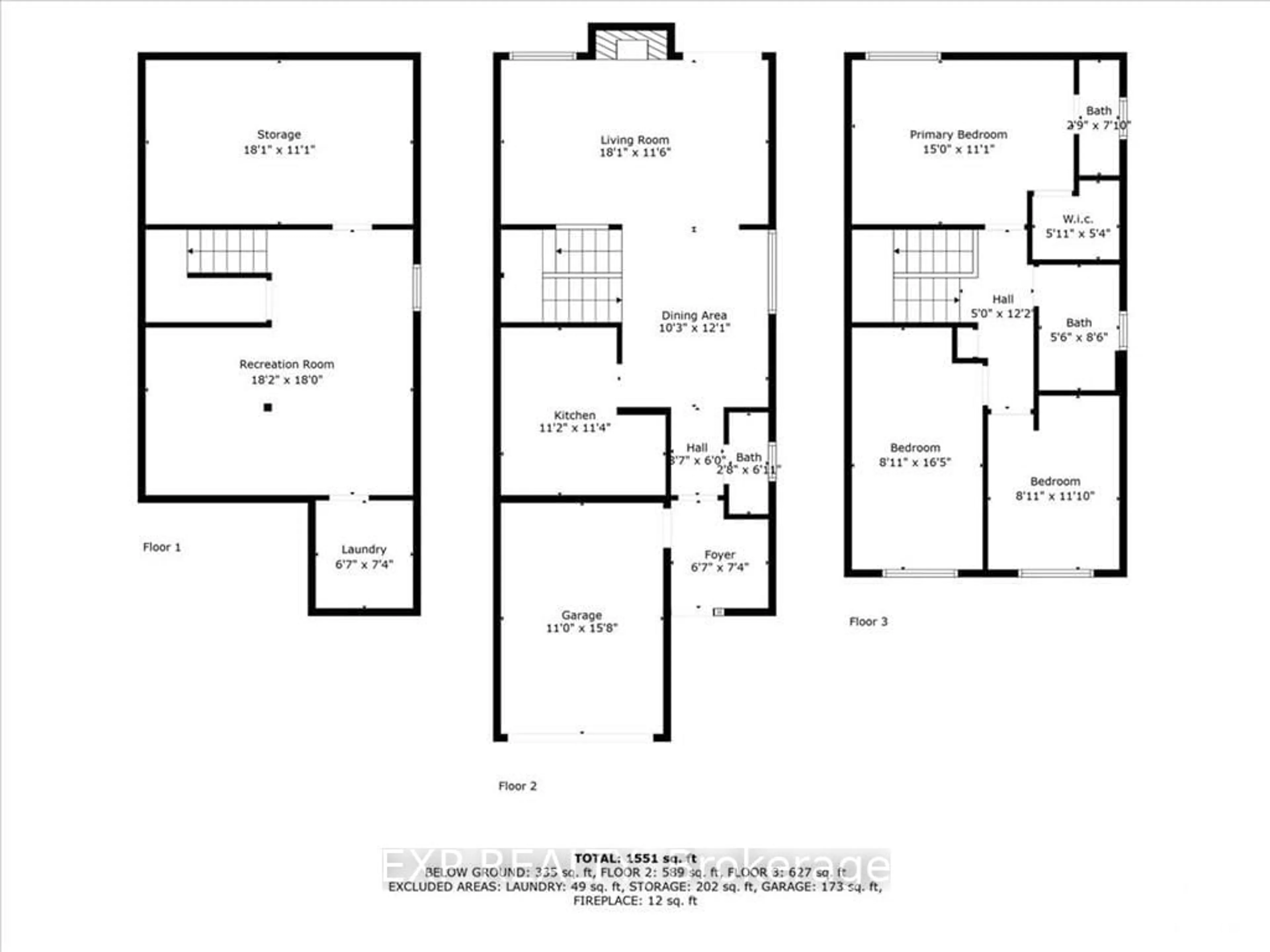 Floor plan for 274 DES VISONS Pl, Orleans - Cumberland and Area Ontario K1E 2Y7