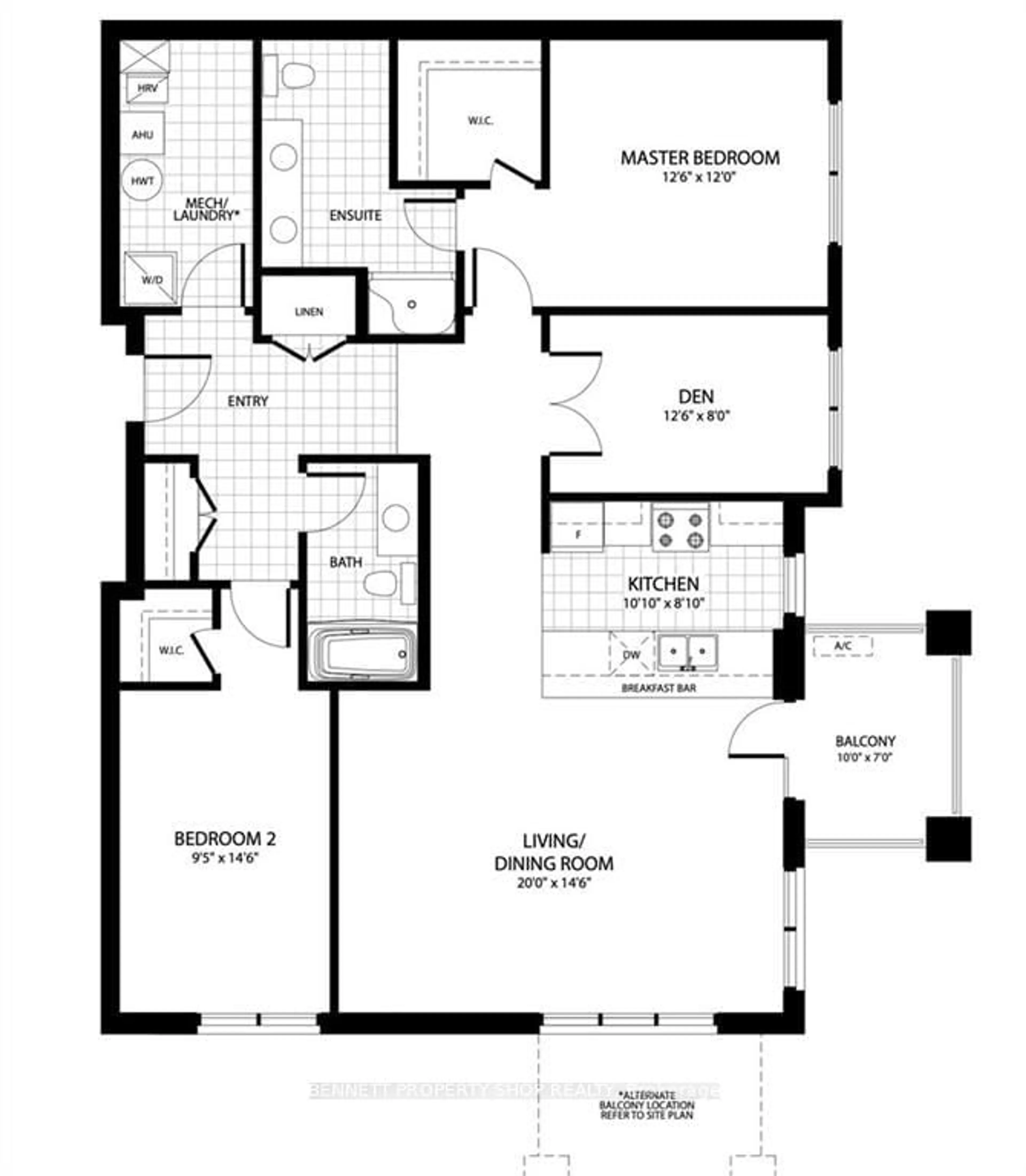 Floor plan for 700 DU RIVAGE St #204, Clarence-Rockland Ontario K4K 0K4