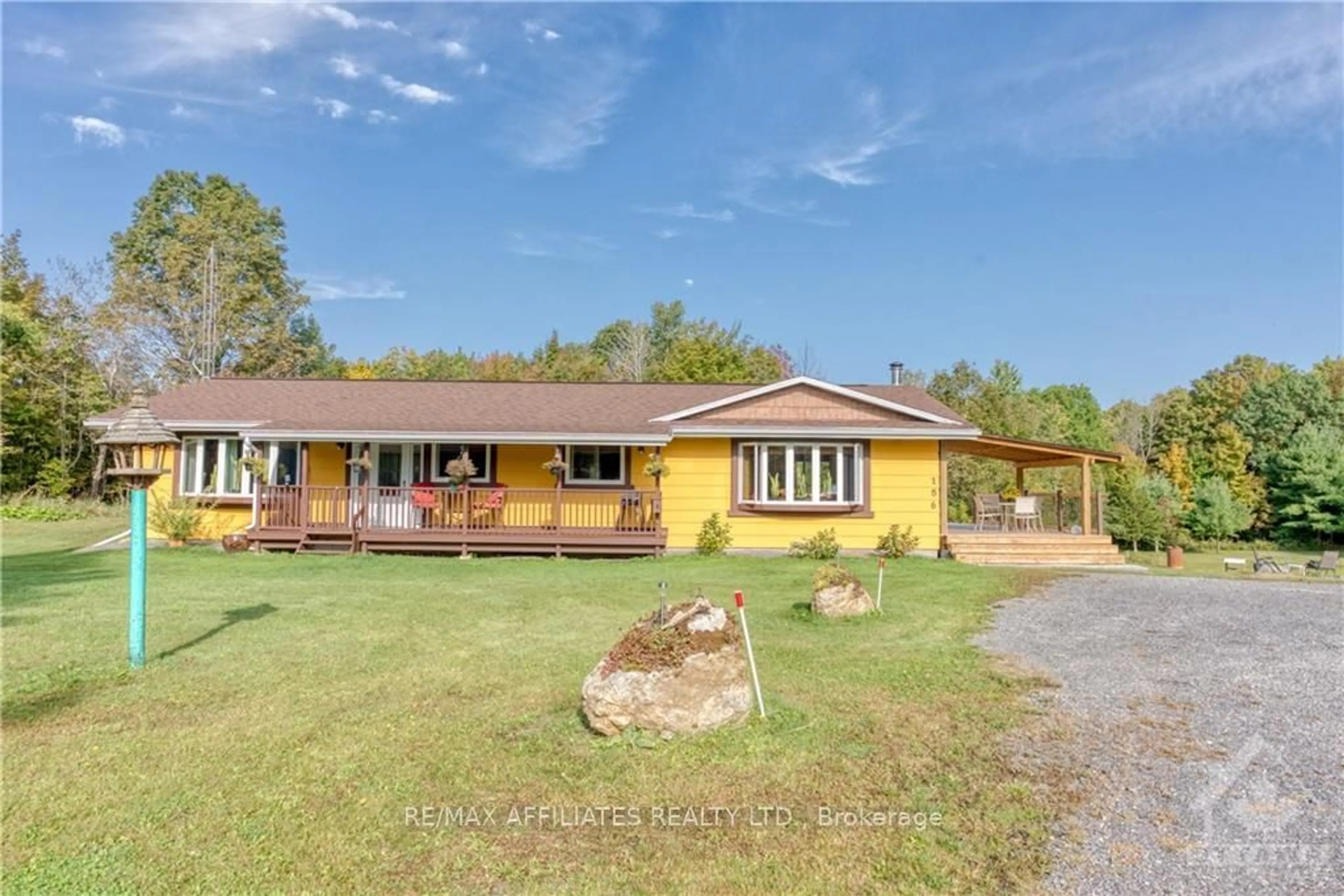 Frontside or backside of a home, cottage for 156 SAND LAKE Rd, Rideau Lakes Ontario K0G 1E0