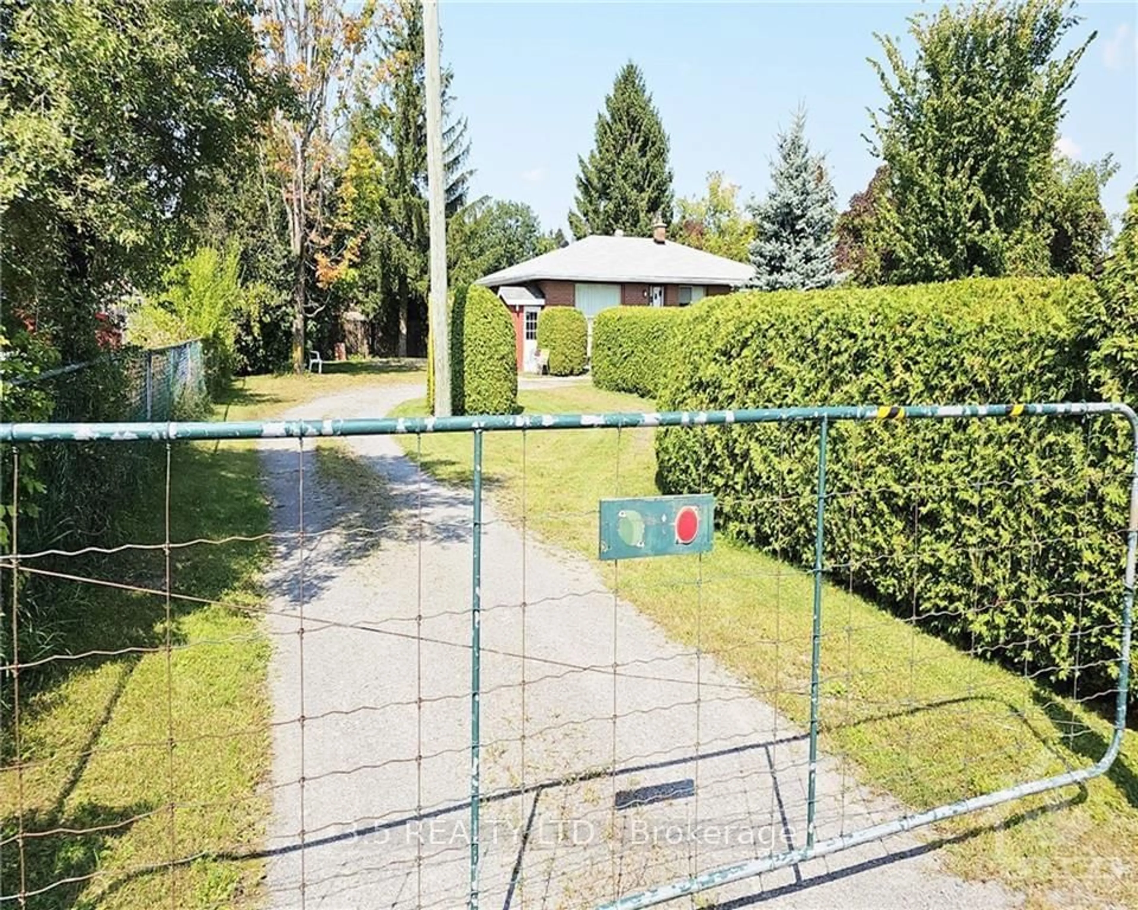 Frontside or backside of a home, the fenced backyard for 2715 COUNTY 43 Rd, North Grenville Ontario K0G 1S0