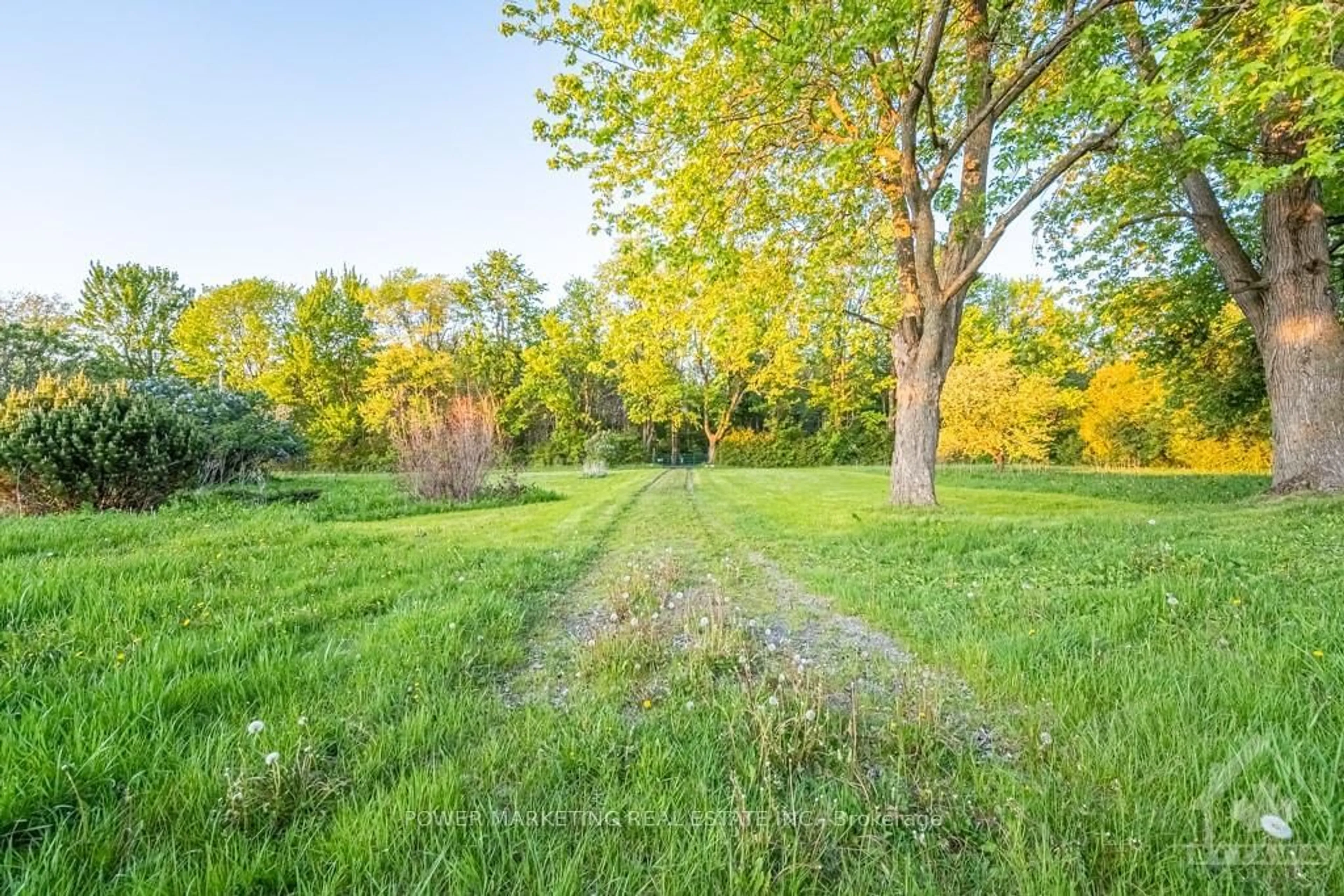 A pic from exterior of the house or condo, the fenced backyard for 2720 WYLIE Rd, North Glengarry Ontario K0B 1H0