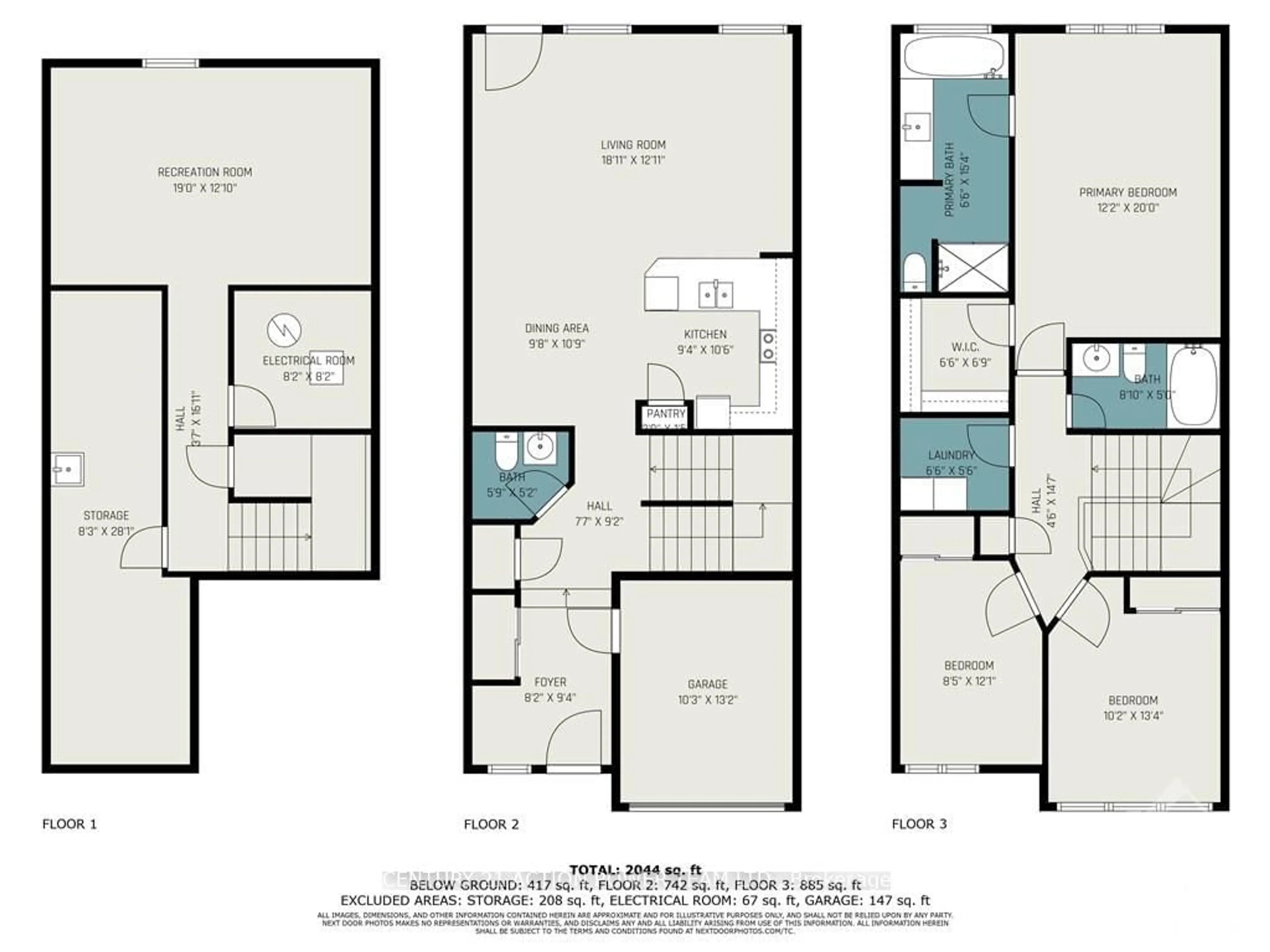 Floor plan for 2212 NANTES St, Orleans - Cumberland and Area Ontario K4A 4E5