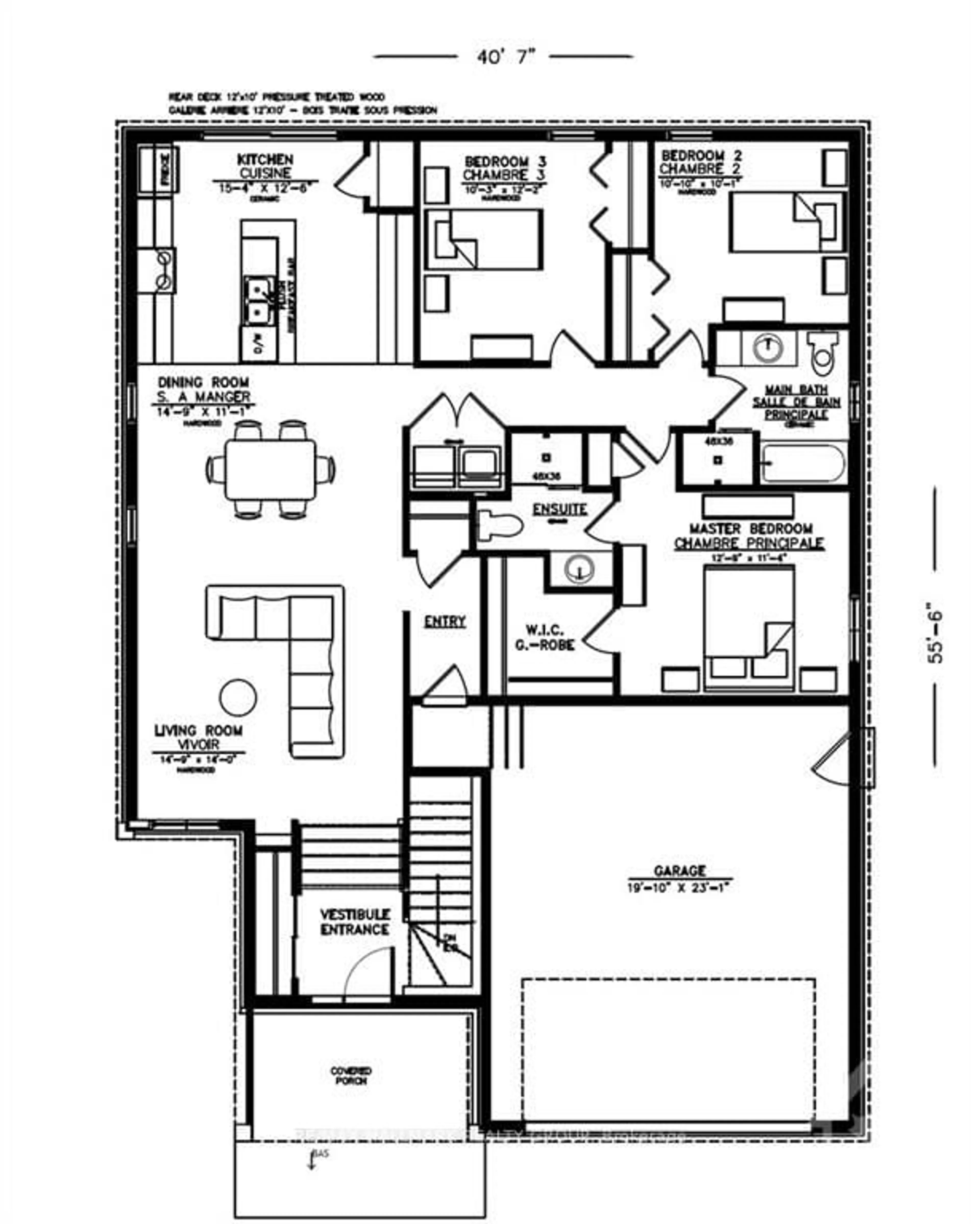 Floor plan for 17 MAYER St, Prescott and Russell Ontario K0A 2M0