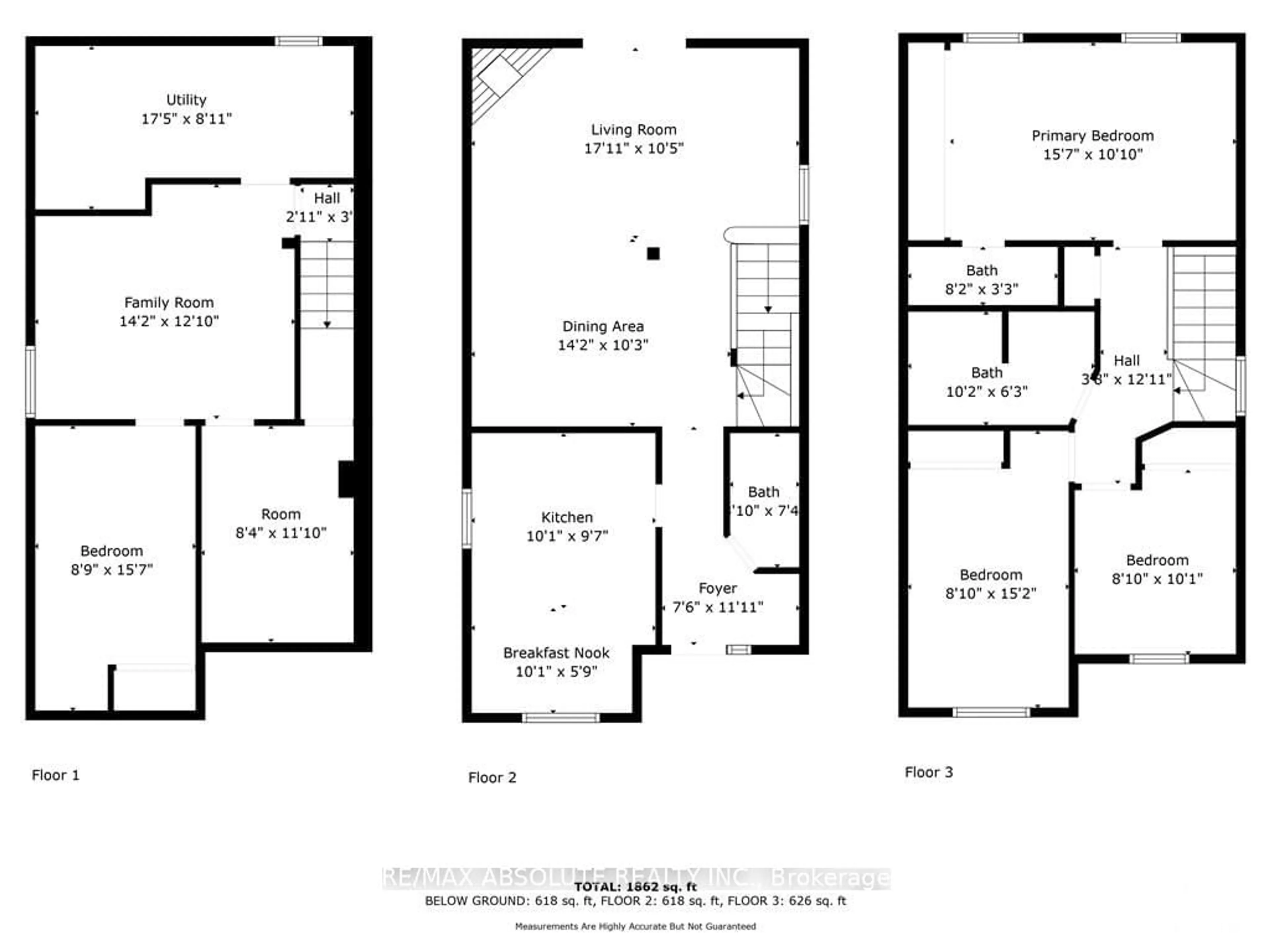 Floor plan for 17 SOVEREIGN Ave, South of Baseline to Knoxdale Ontario K2G 4Y1