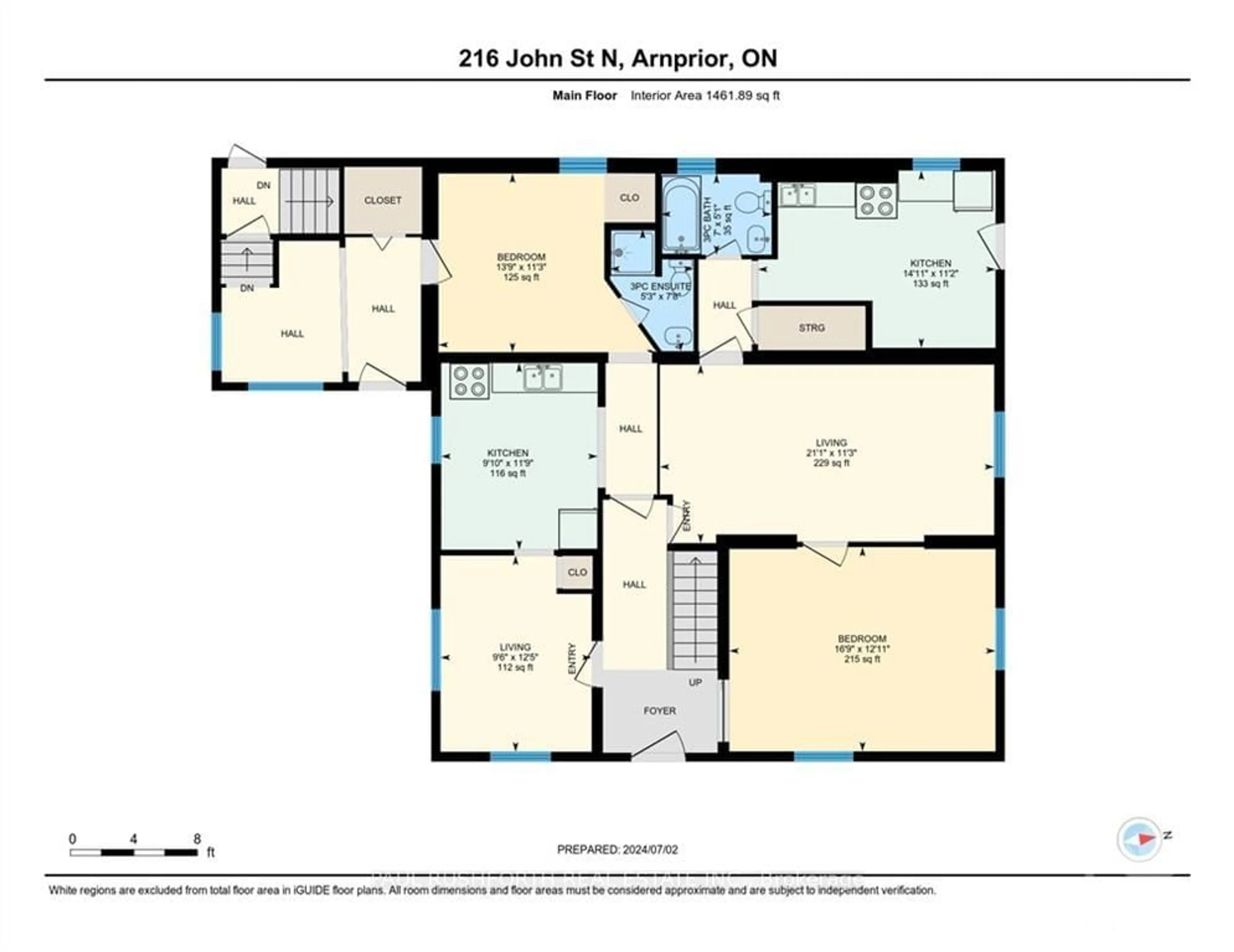 Floor plan for 216 JOHN St, Arnprior Ontario K7S 2N9