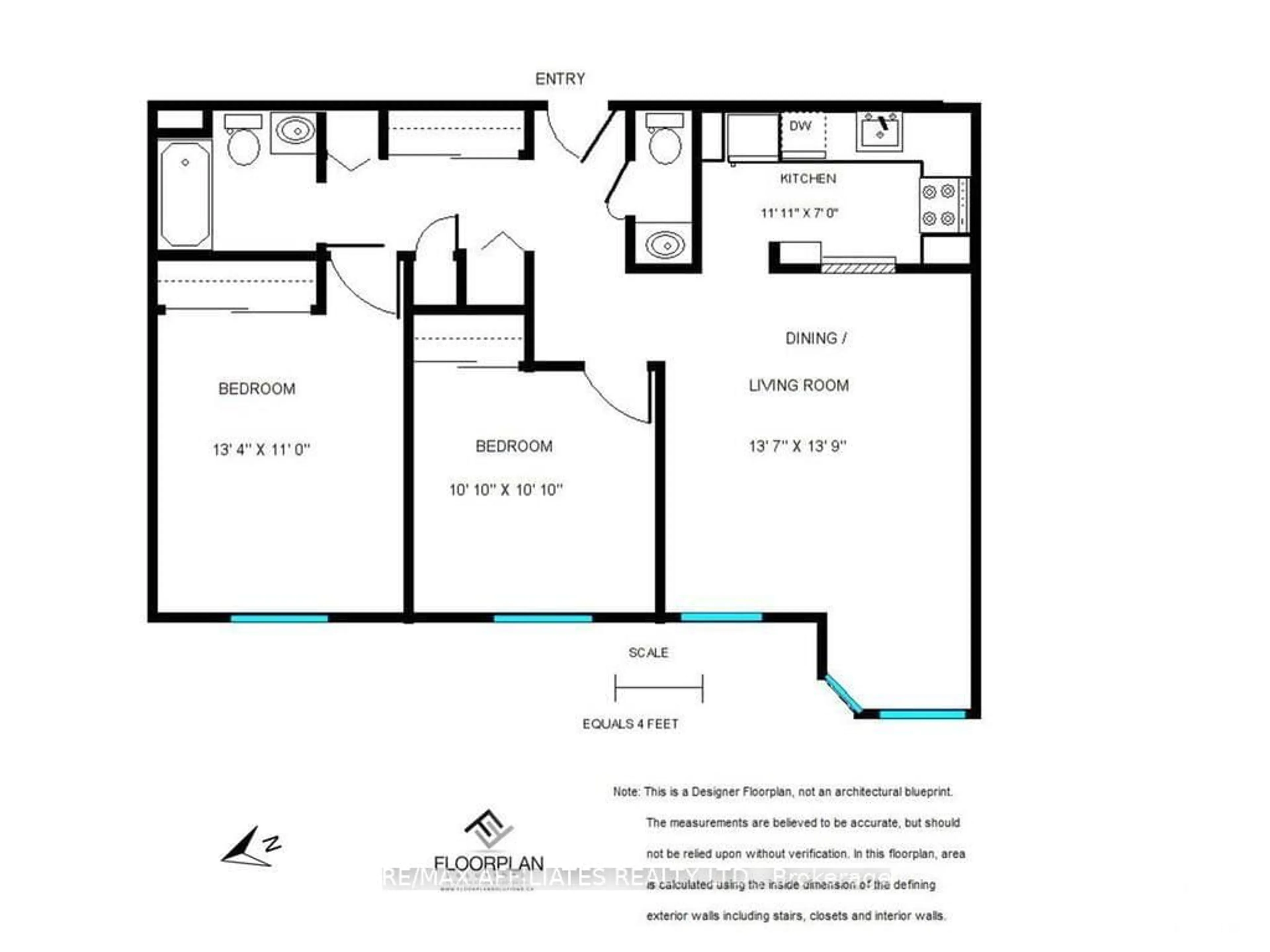 Floor plan for 848 SEYTON Dr #237, Bells Corners and South to Fallowfield Ontario K2H 9G6