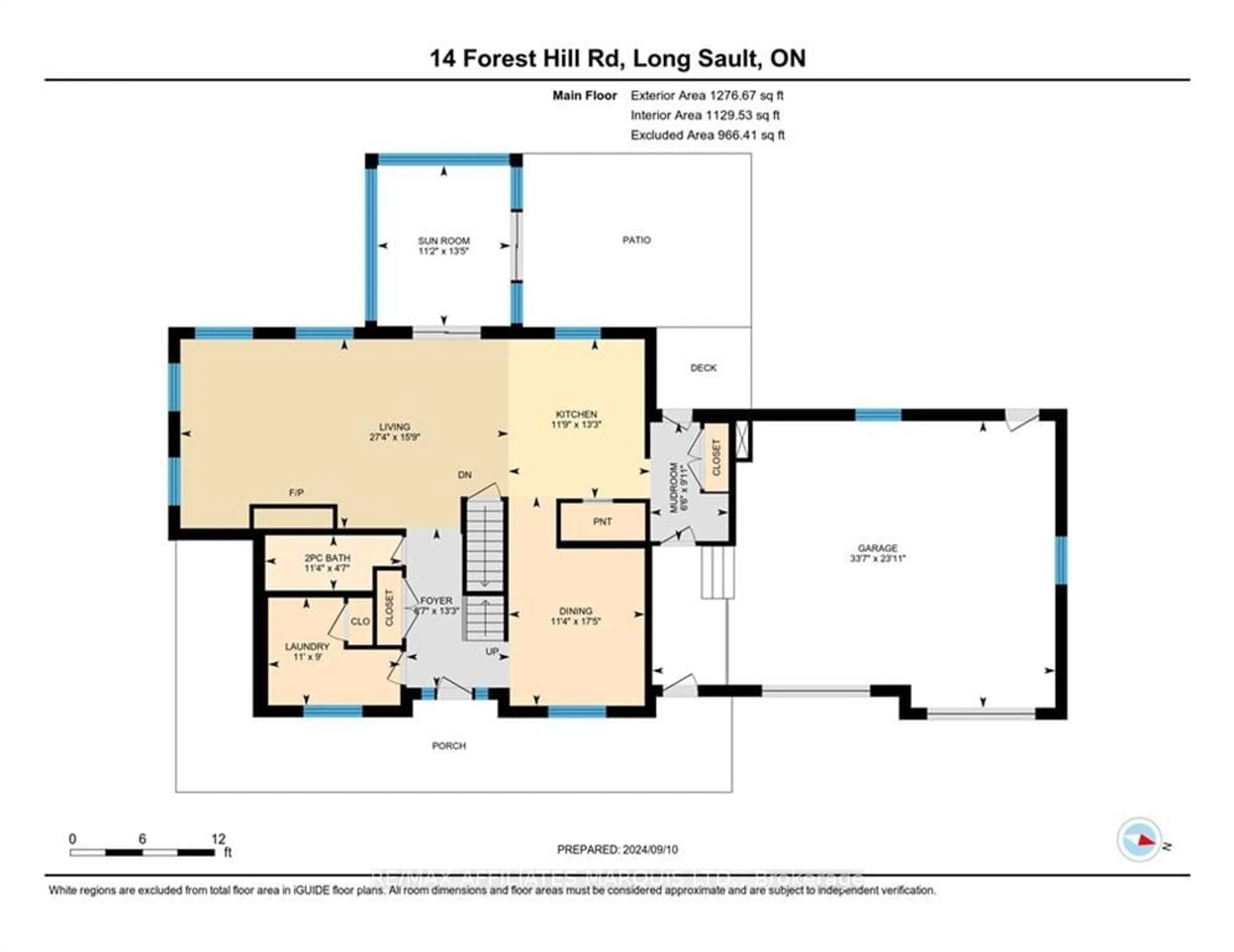 Floor plan for 14 FOREST HILL Rd, South Stormont Ontario K0C 1P0