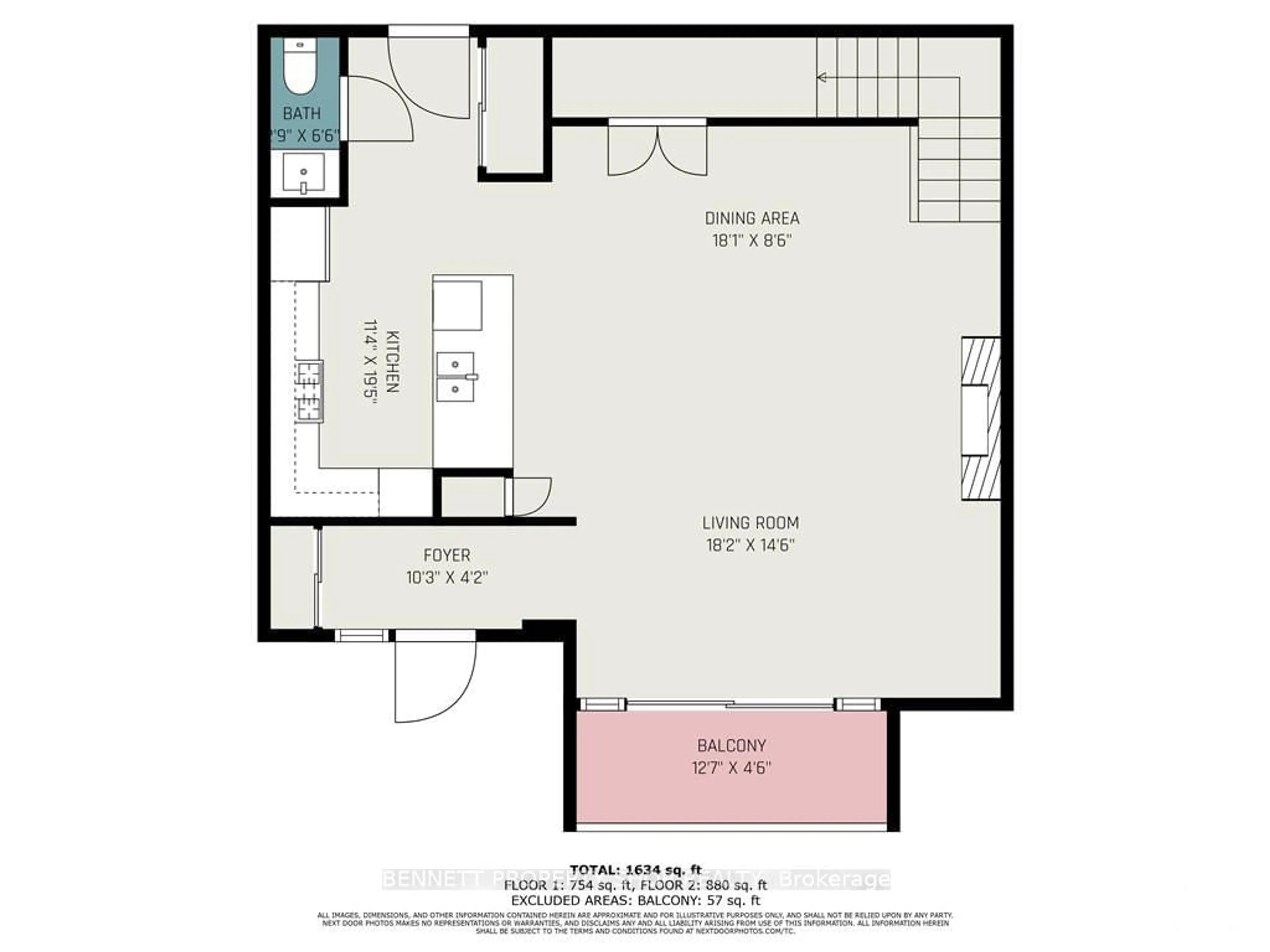 Floor plan for 135 BARRETTE St #101, Vanier and Kingsview Park Ontario K1L 7Z9