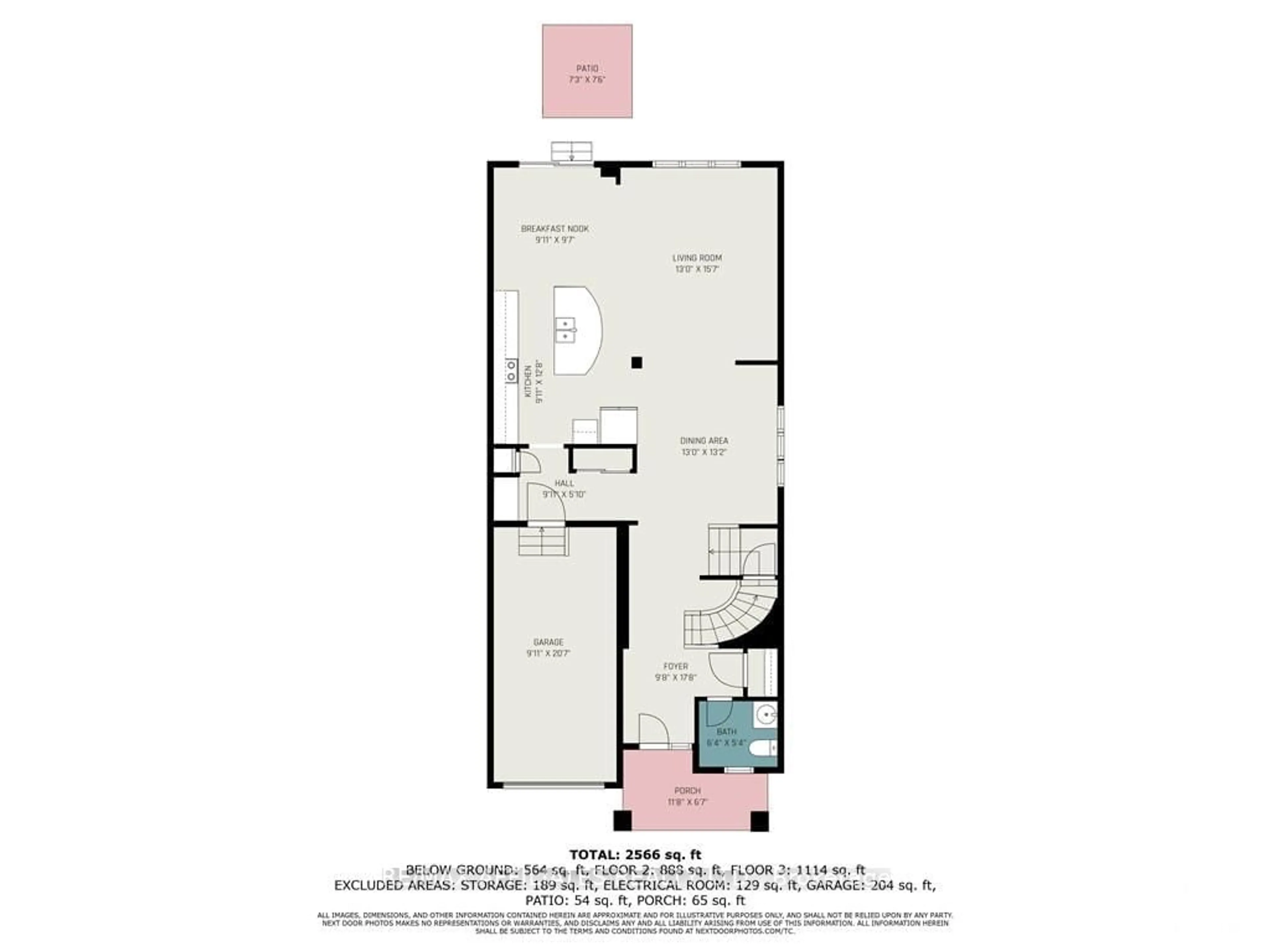 Floor plan for 514 ARUM Terr, Orleans - Cumberland and Area Ontario K4A 3V1