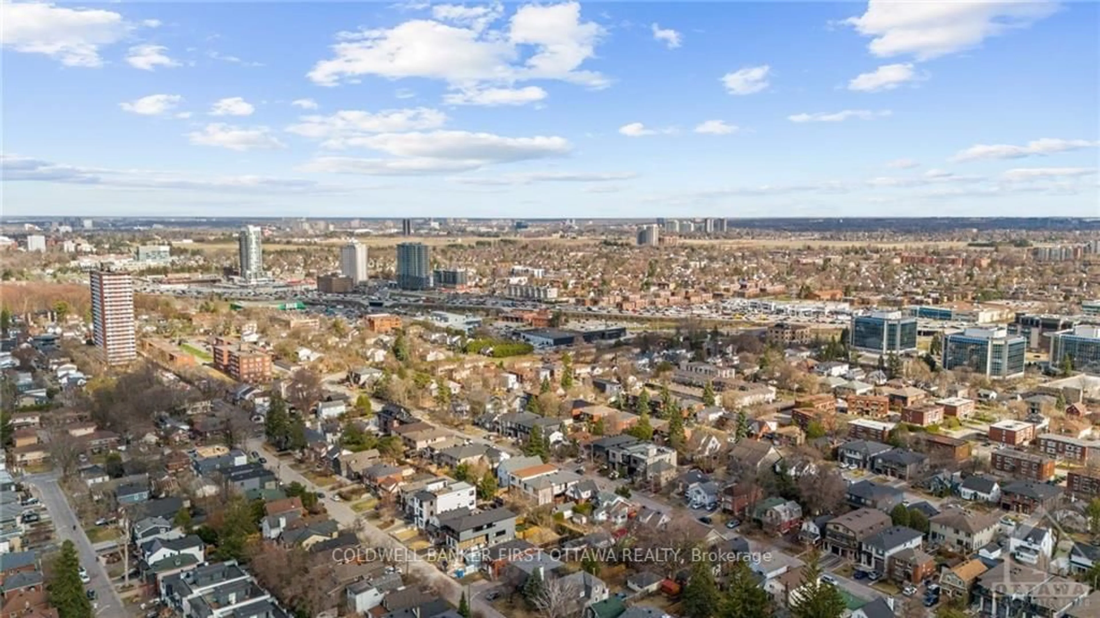 A pic from exterior of the house or condo, the view of city buildings for 298 DUNCAIRN Ave, Westboro - Hampton Park Ontario K1Z 7G9