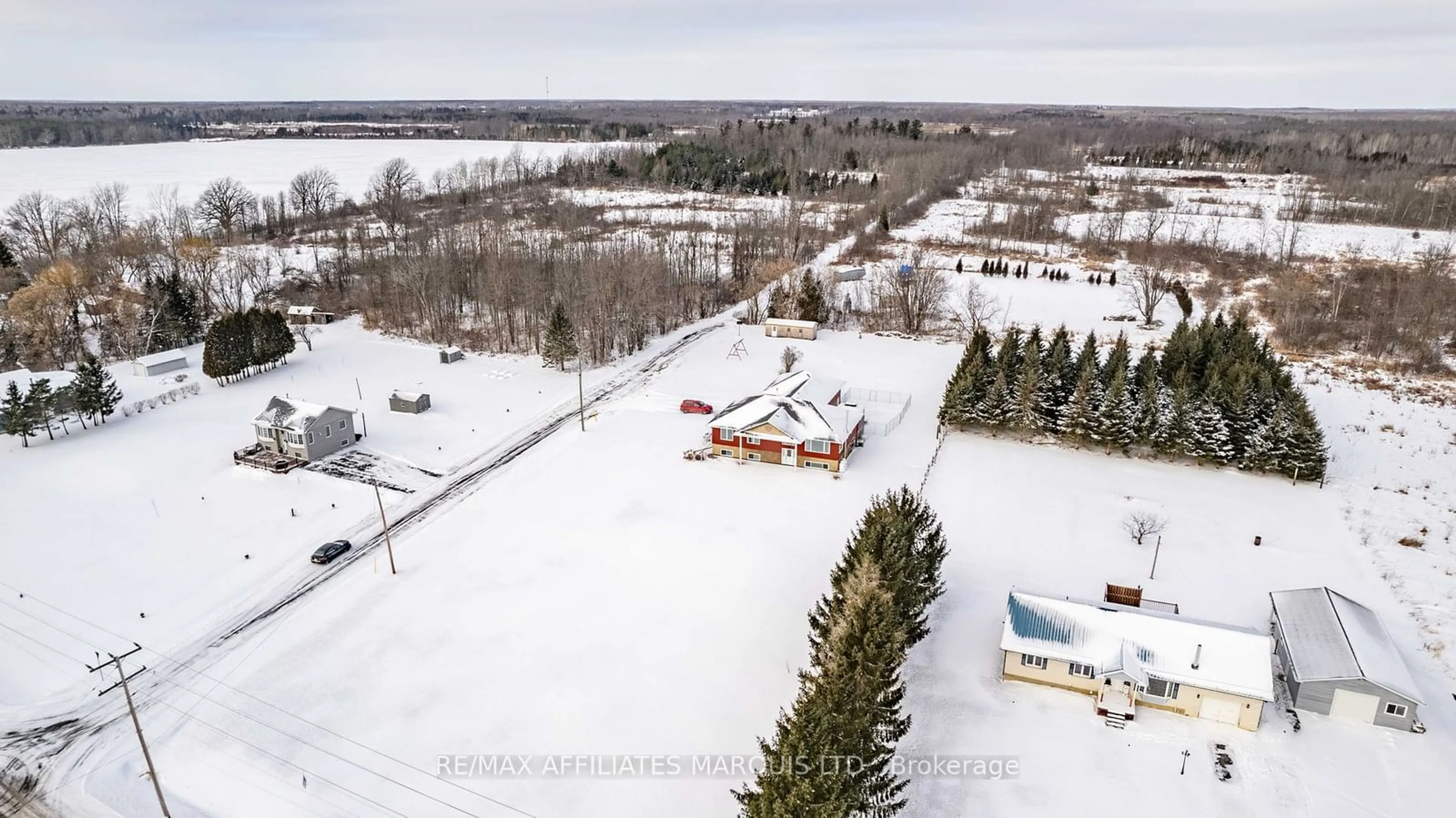 A pic from outside/outdoor area/front of a property/back of a property/a pic from drone, unknown for 5269 MACLEOD Rd, South Stormont Ontario K0C 1M0