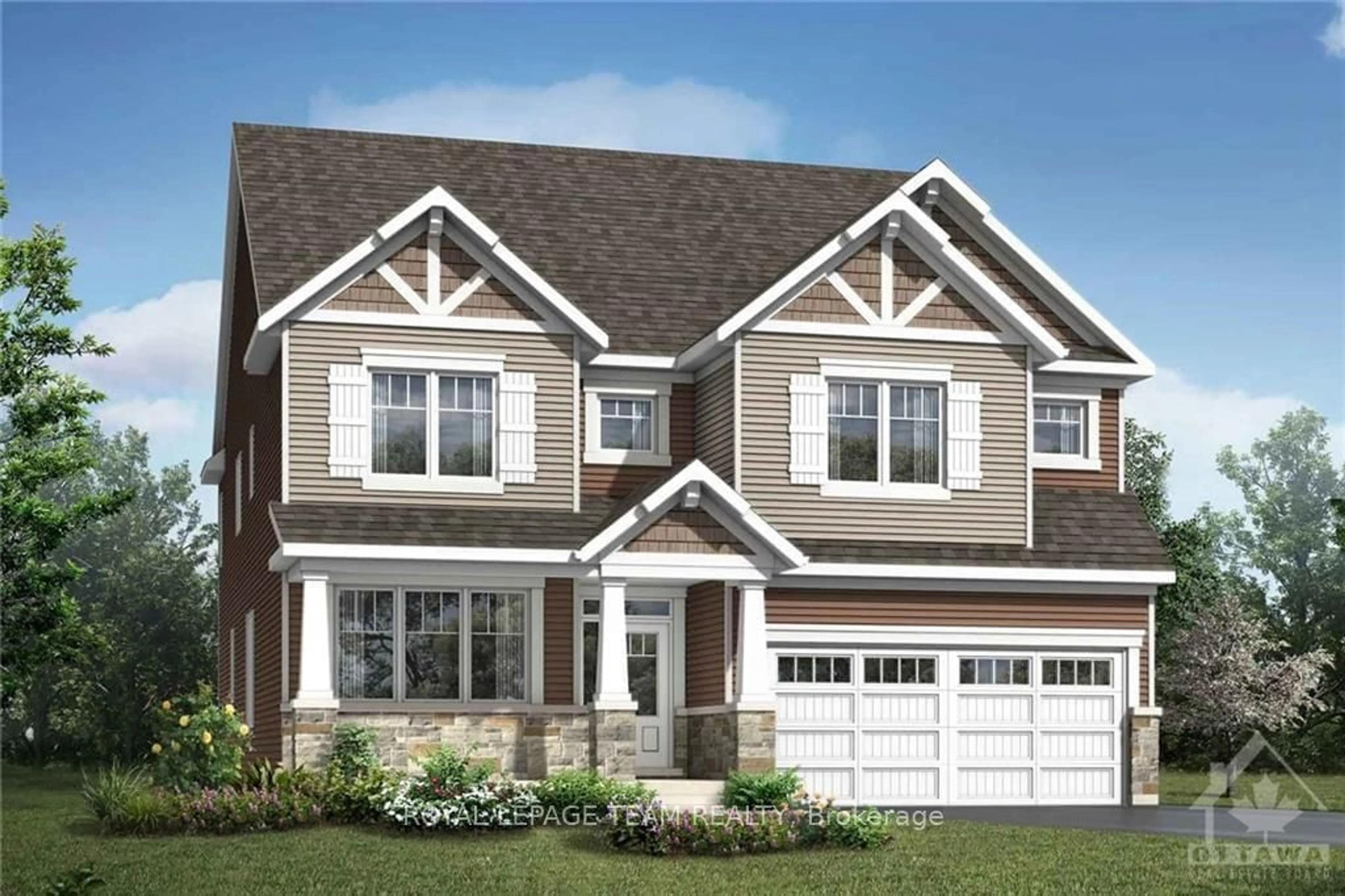 Home with vinyl exterior material for 2047 CHECKERSPOT Ave, Stittsville - Munster - Richmond Ontario K0A 2Z0