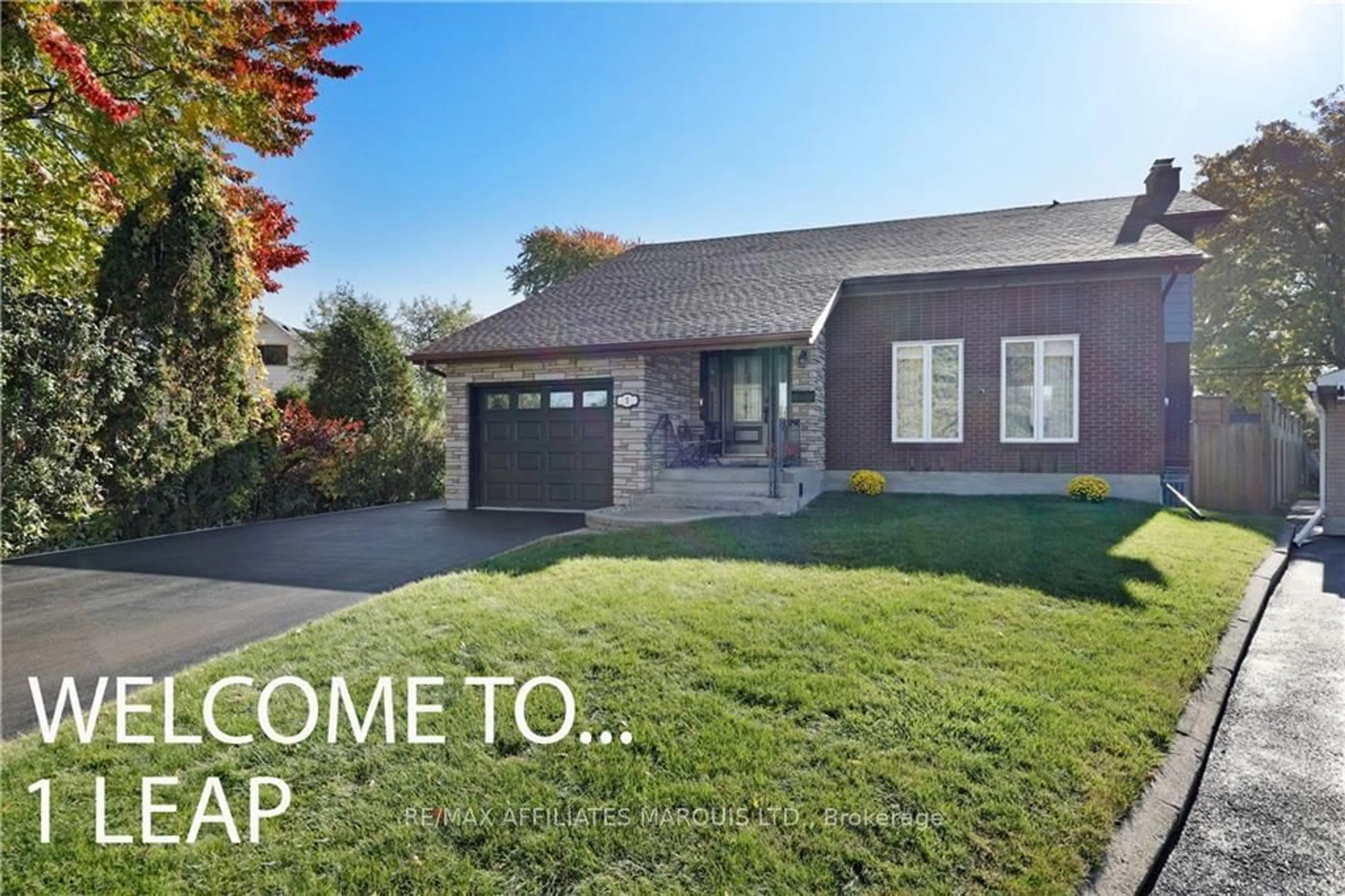 Frontside or backside of a home, the street view for 1 LEAP Crt, Cornwall Ontario K6H 6M6