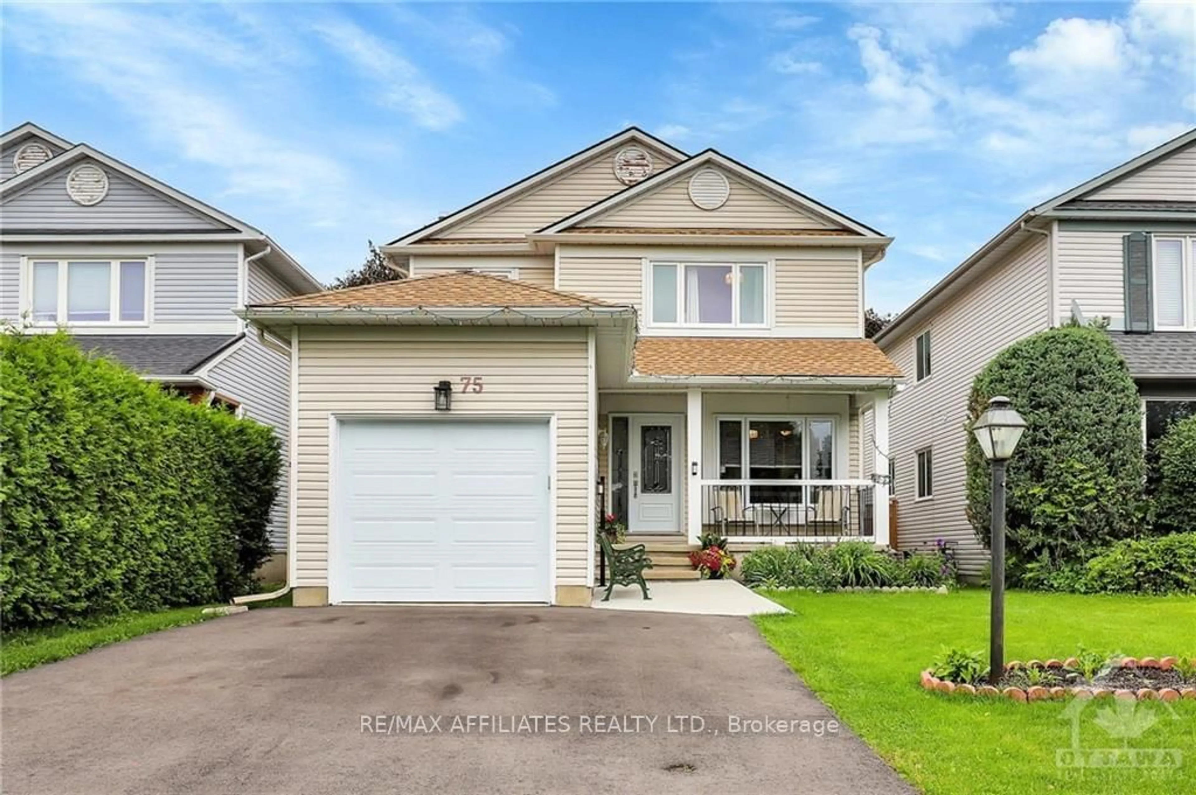 Frontside or backside of a home, cottage for 75 MERNER Ave, Barrhaven Ontario K2J 3X7