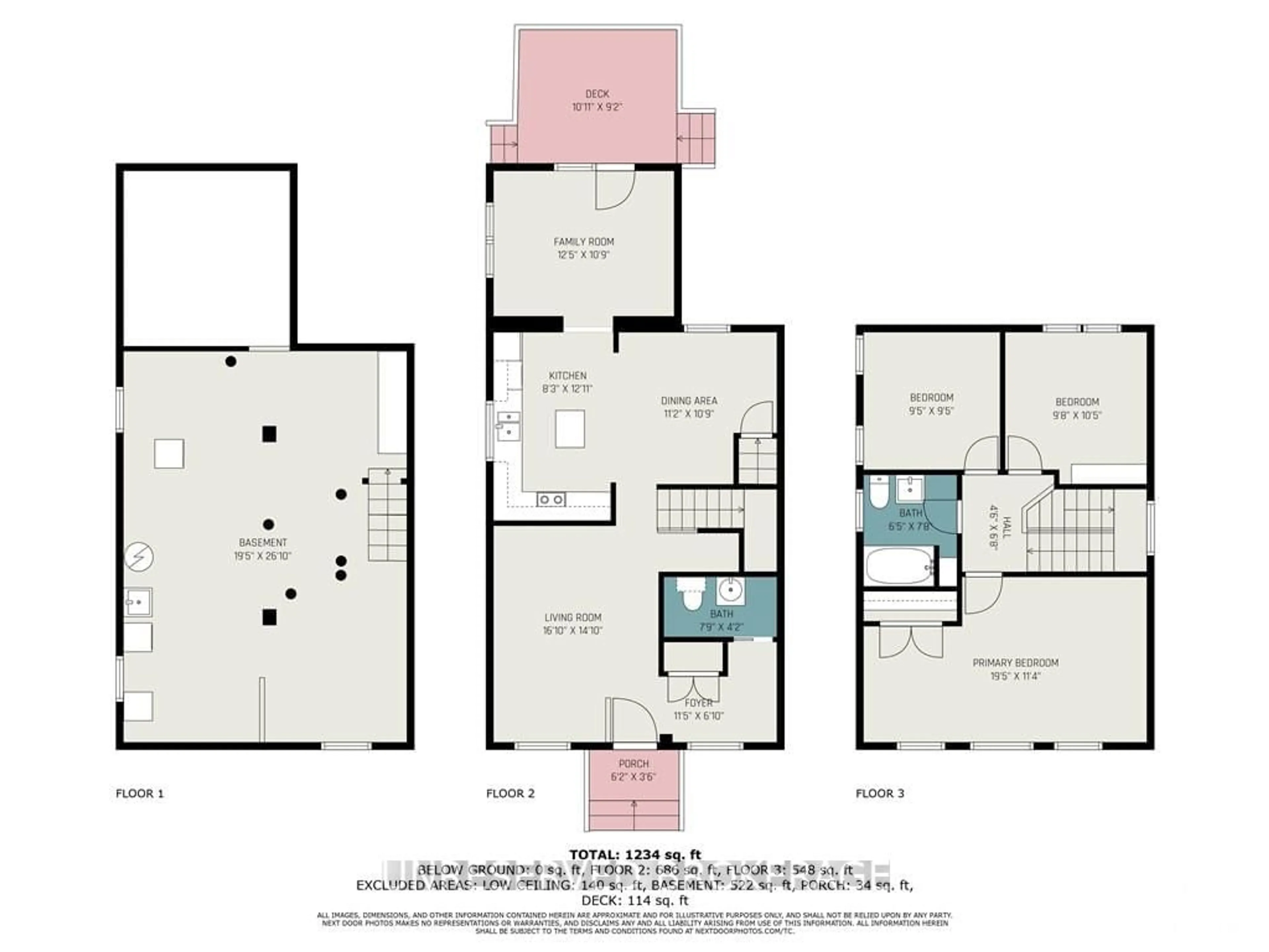 Floor plan for 151 GEOFFREY St, Westboro - Hampton Park Ontario K1Z 7A7