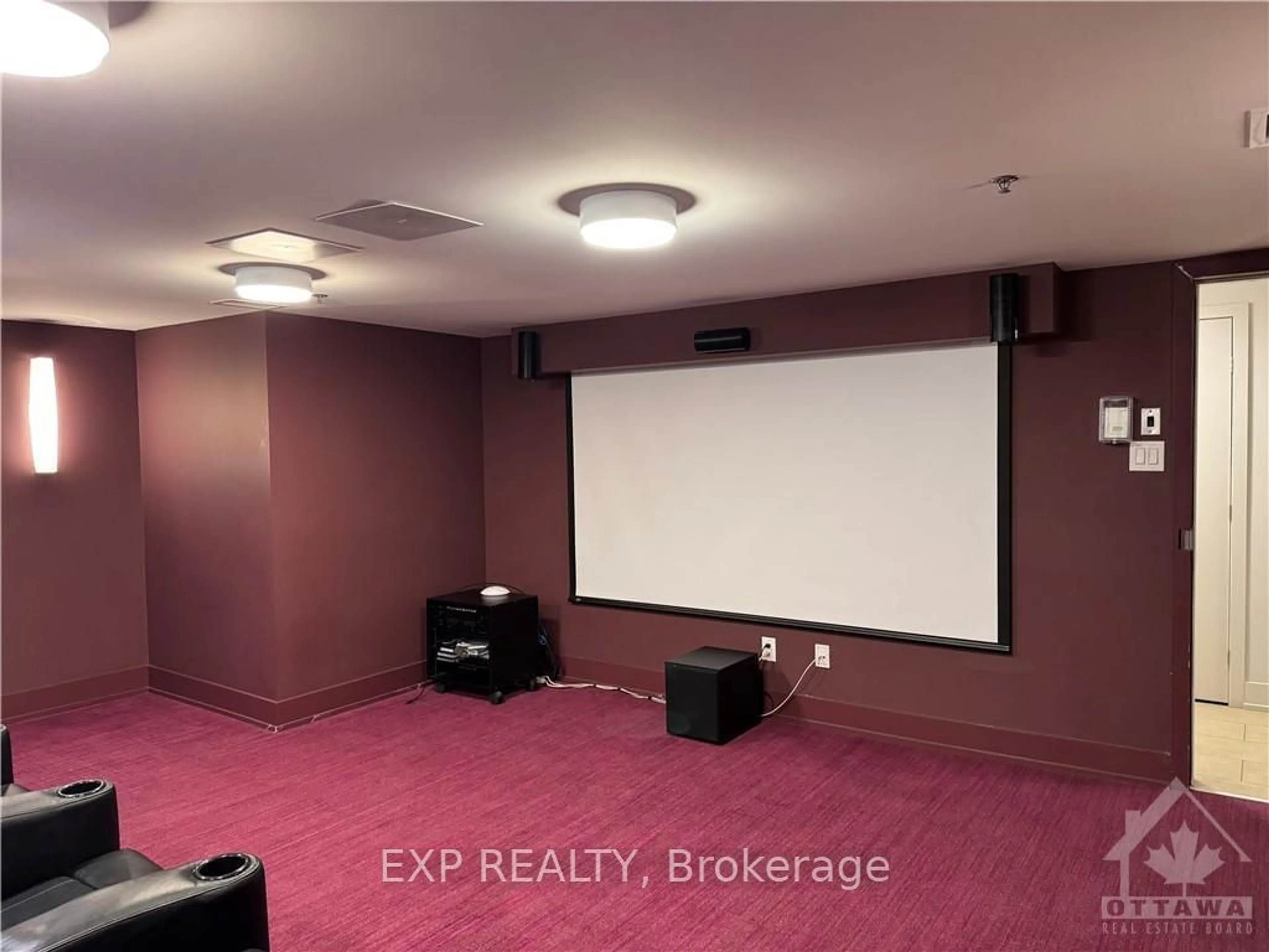 Media room, not visible floor for 108 RICHMOND Rd #107, Westboro - Hampton Park Ontario K1Z 6V9