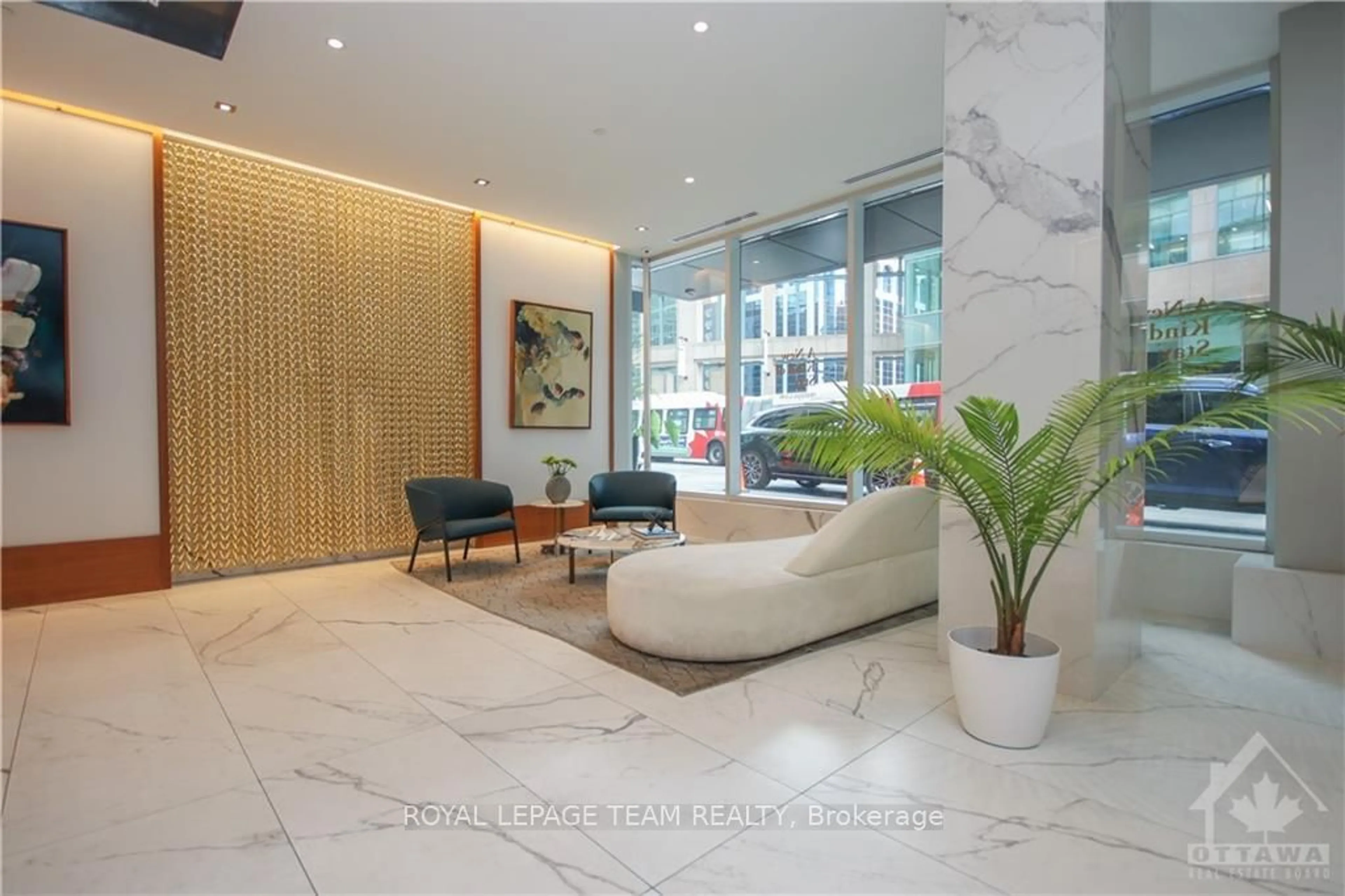 Indoor lobby, ceramic floors for 101 QUEEN St #905, Ottawa Centre Ontario K1P 5C7