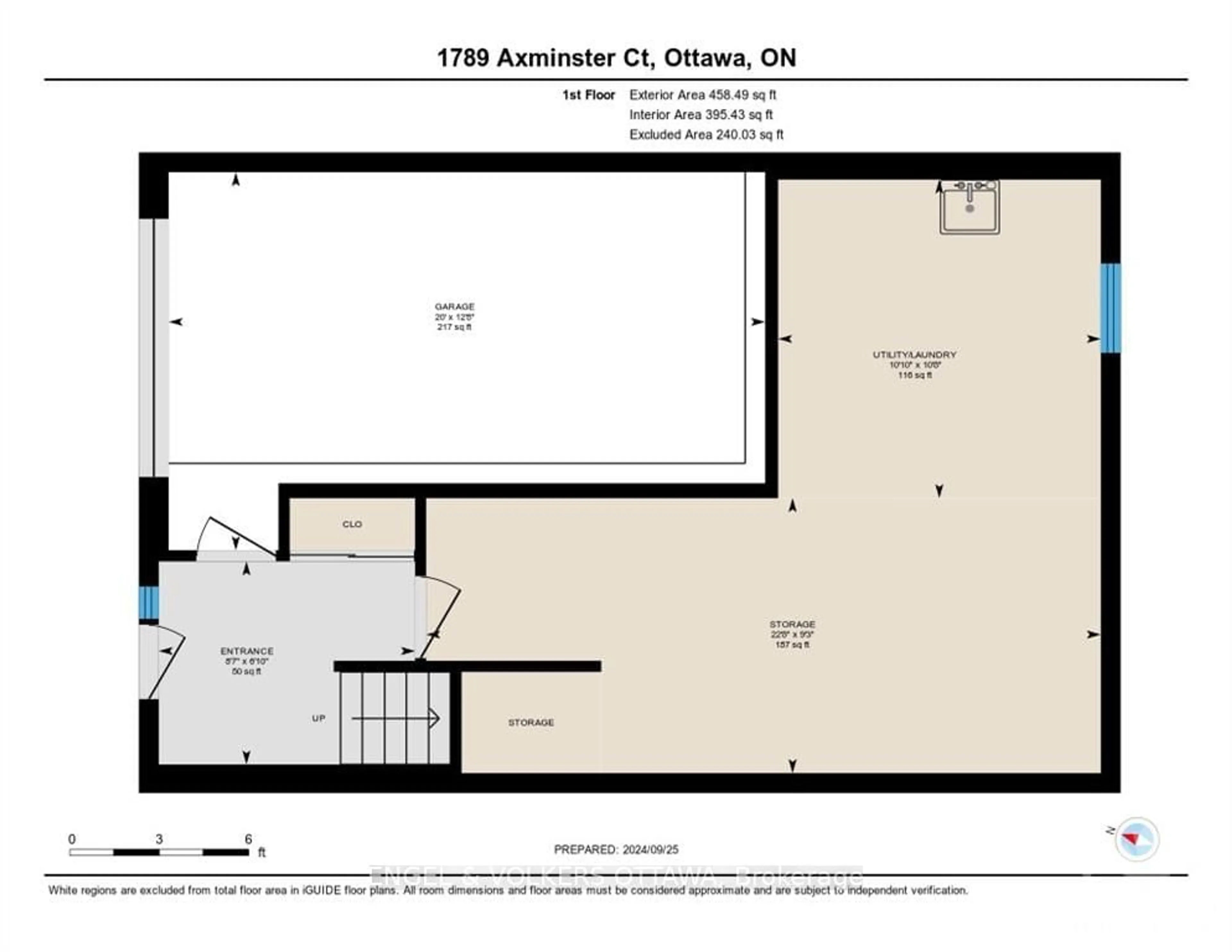 Floor plan for 1789 AXMINSTER Crt, Orleans - Convent Glen and Area Ontario K1C 1Z5