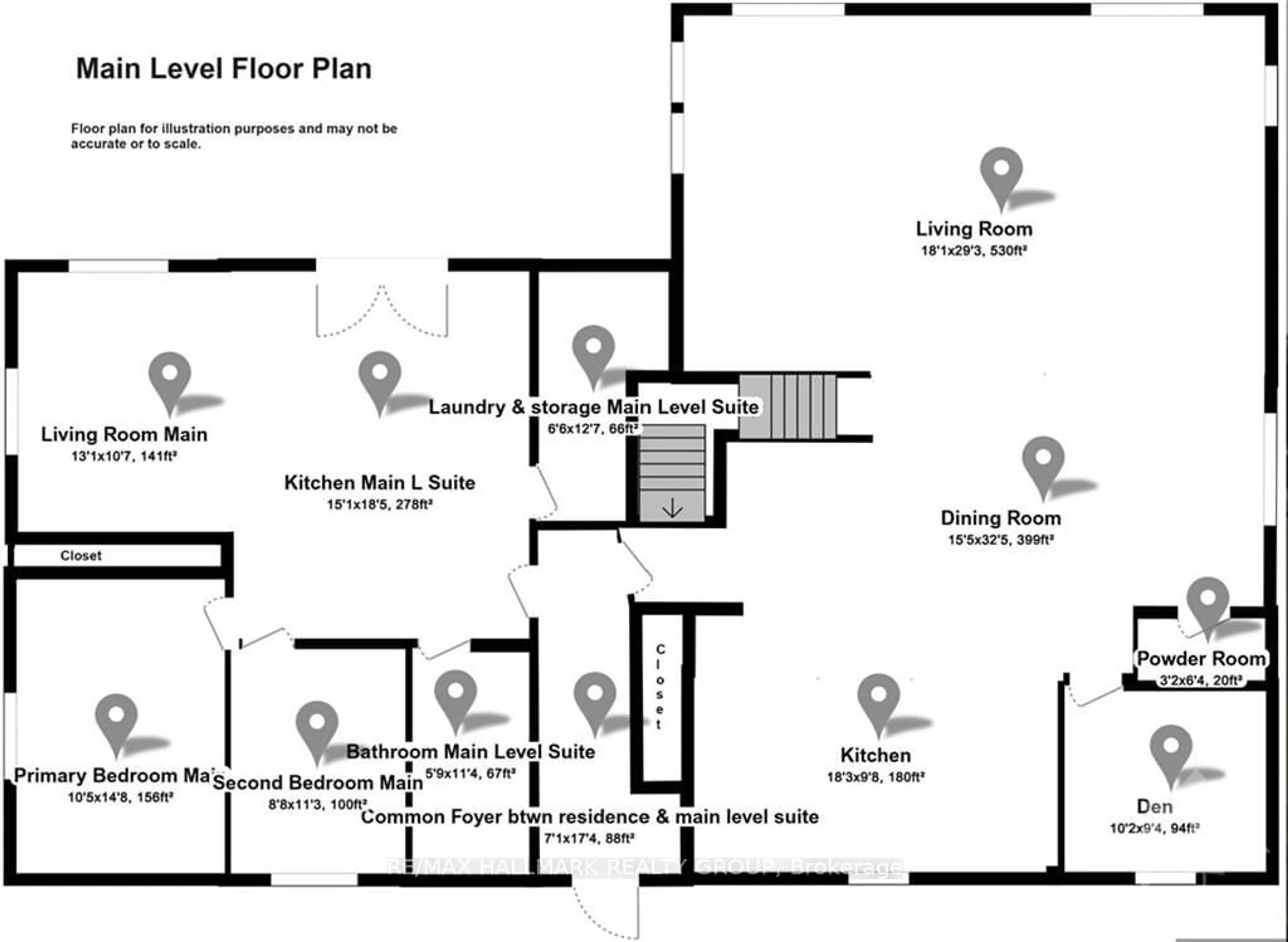 Floor plan for 103 LADY SLIPPER Way, Carp - Huntley Ward Ontario K0A 1L0