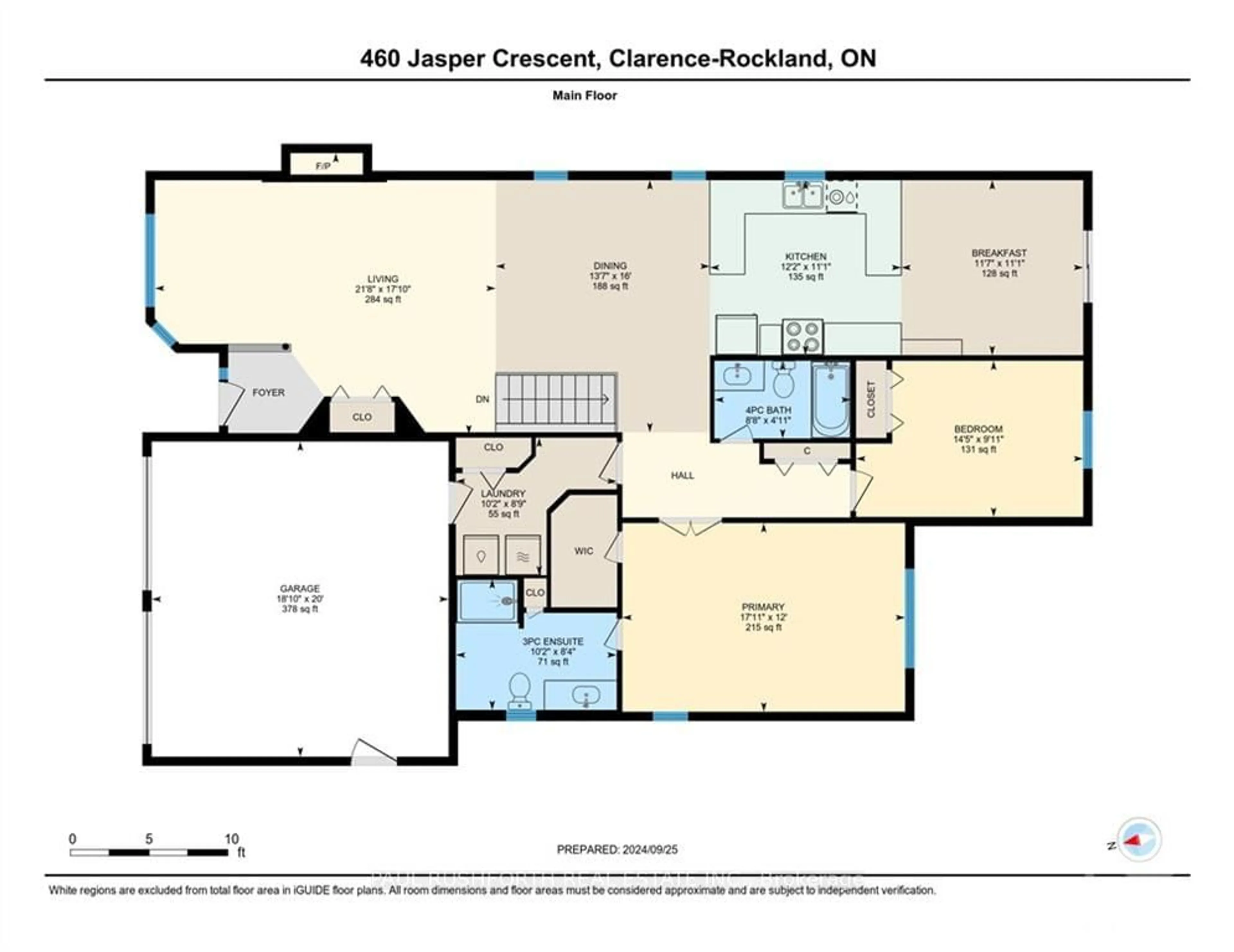 Floor plan for 460 JASPER Cres, Clarence-Rockland Ontario K4K 0C7