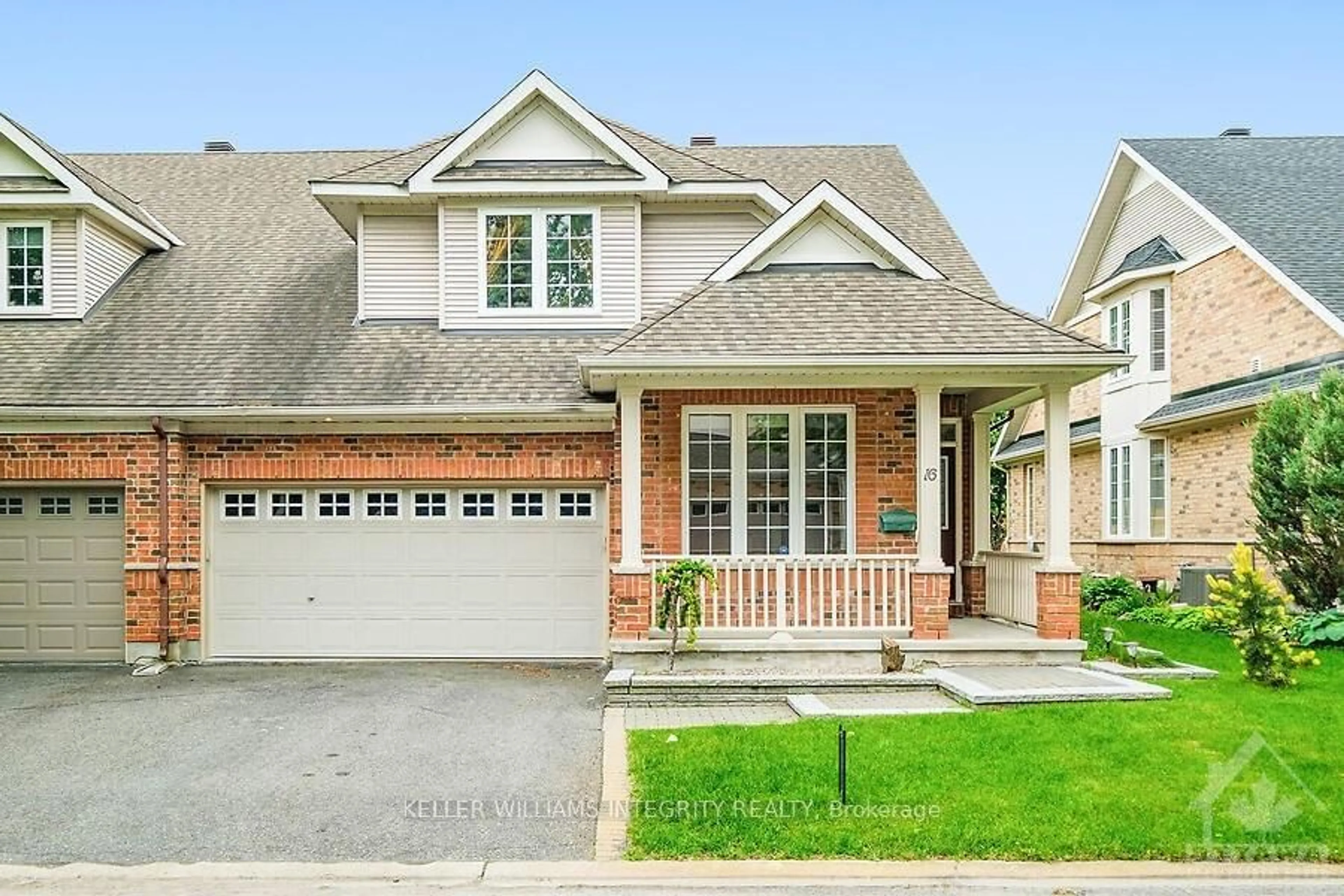 Home with brick exterior material for 16 MORENZ Terr, Kanata Ontario K2K 3H1