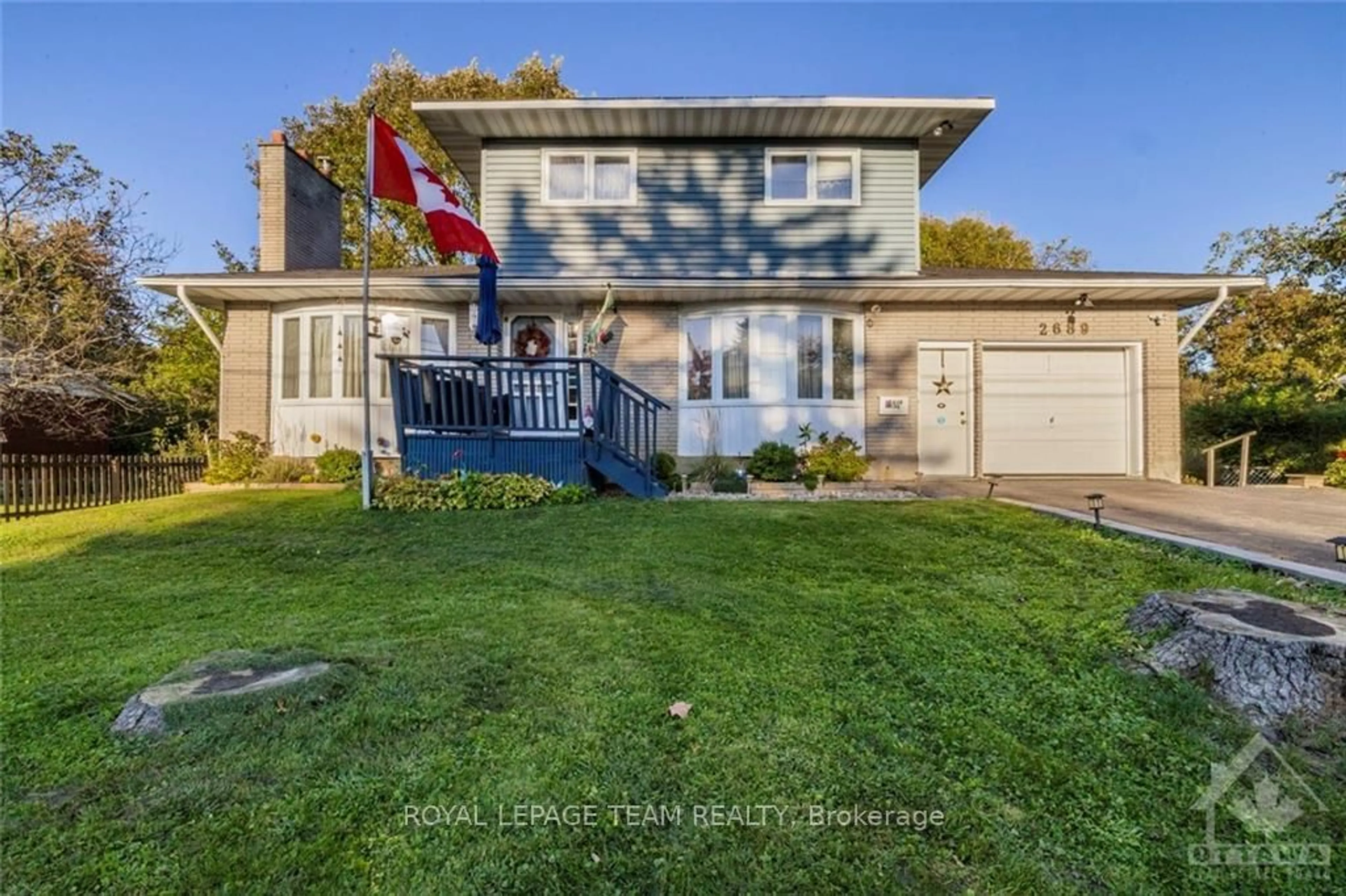 Frontside or backside of a home, the fenced backyard for 2689 DERBY St, Greely - Metcalfe - Osgoode - Vernon and Area Ontario K0A 2P0