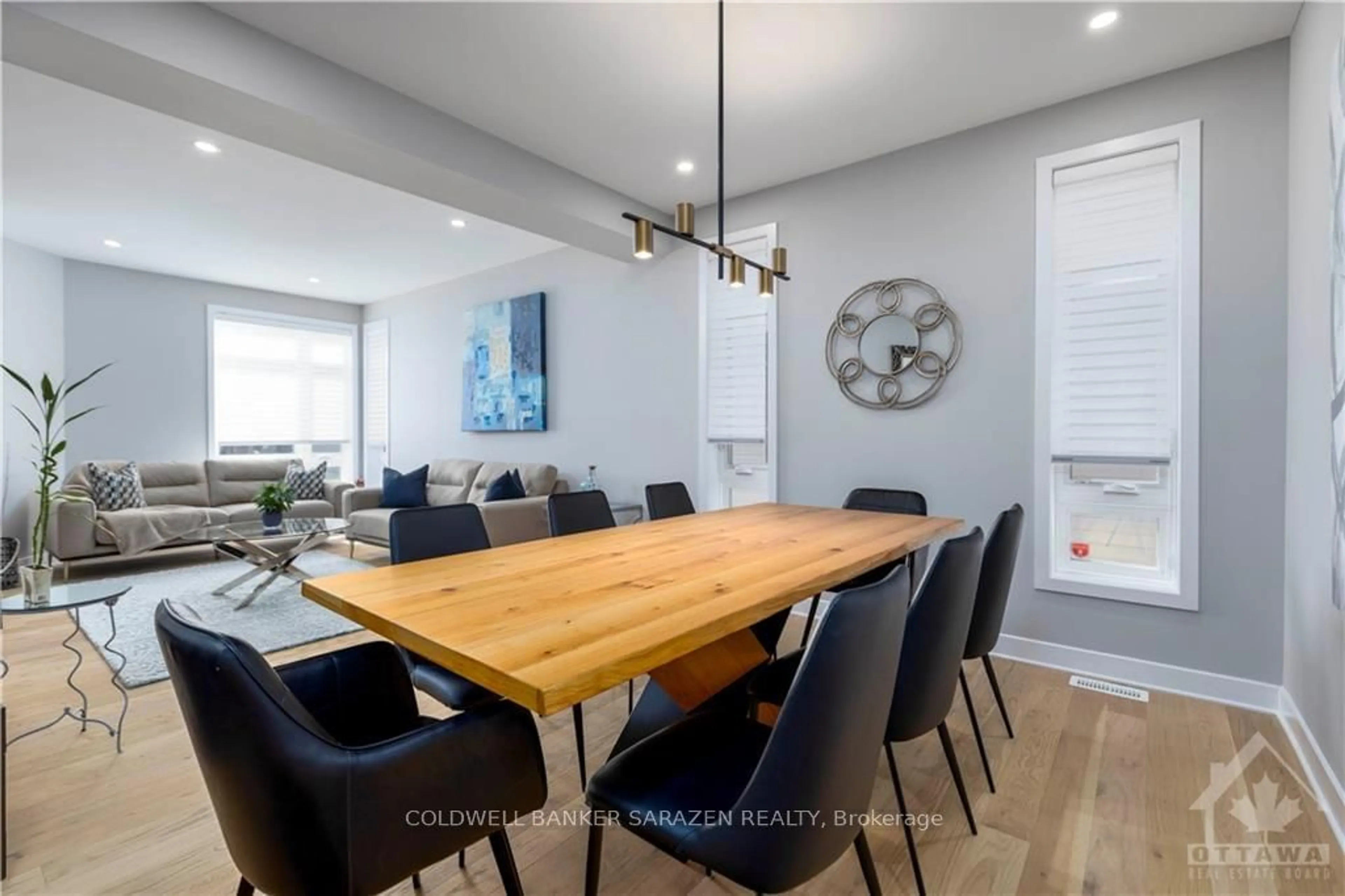 Dining room, wood floors, cottage for 29 WHOOPING CRANE Rdge, Blossom Park - Airport and Area Ontario K4M 0P2