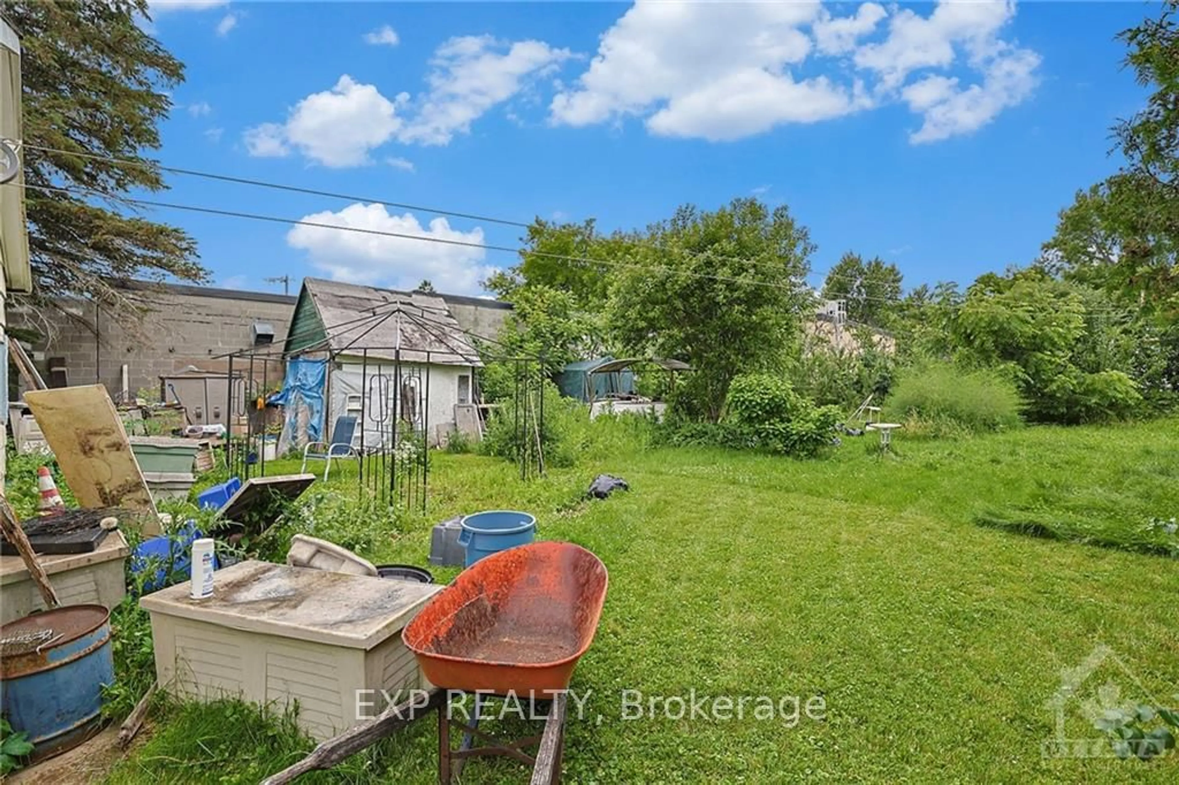 Patio, the fenced backyard for 158 OTTAWA St, Mississippi Mills Ontario K0A 1A0