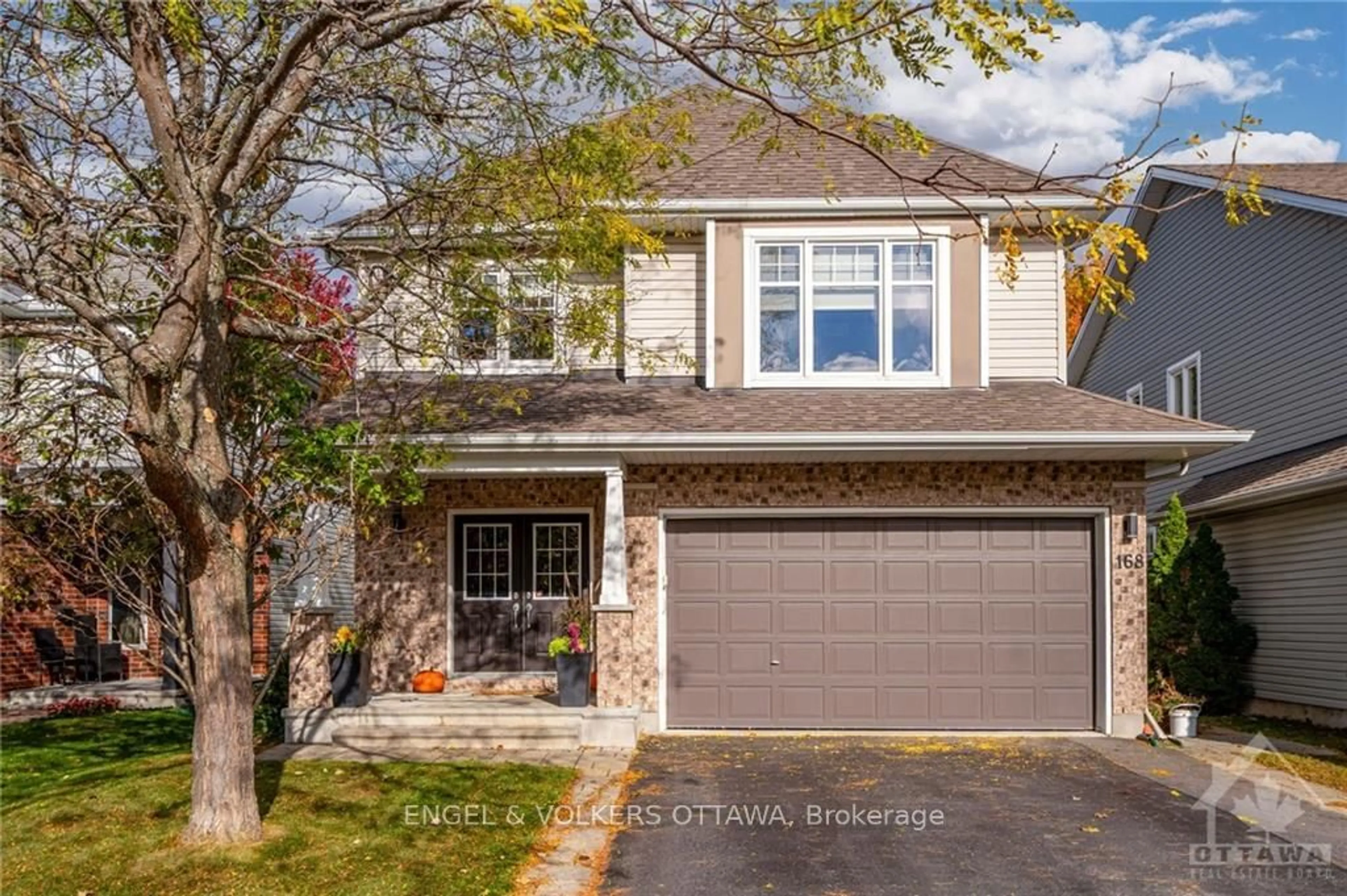 Home with brick exterior material for 168 STEEPLE CHASE Dr, Kanata Ontario K2M 2Z4