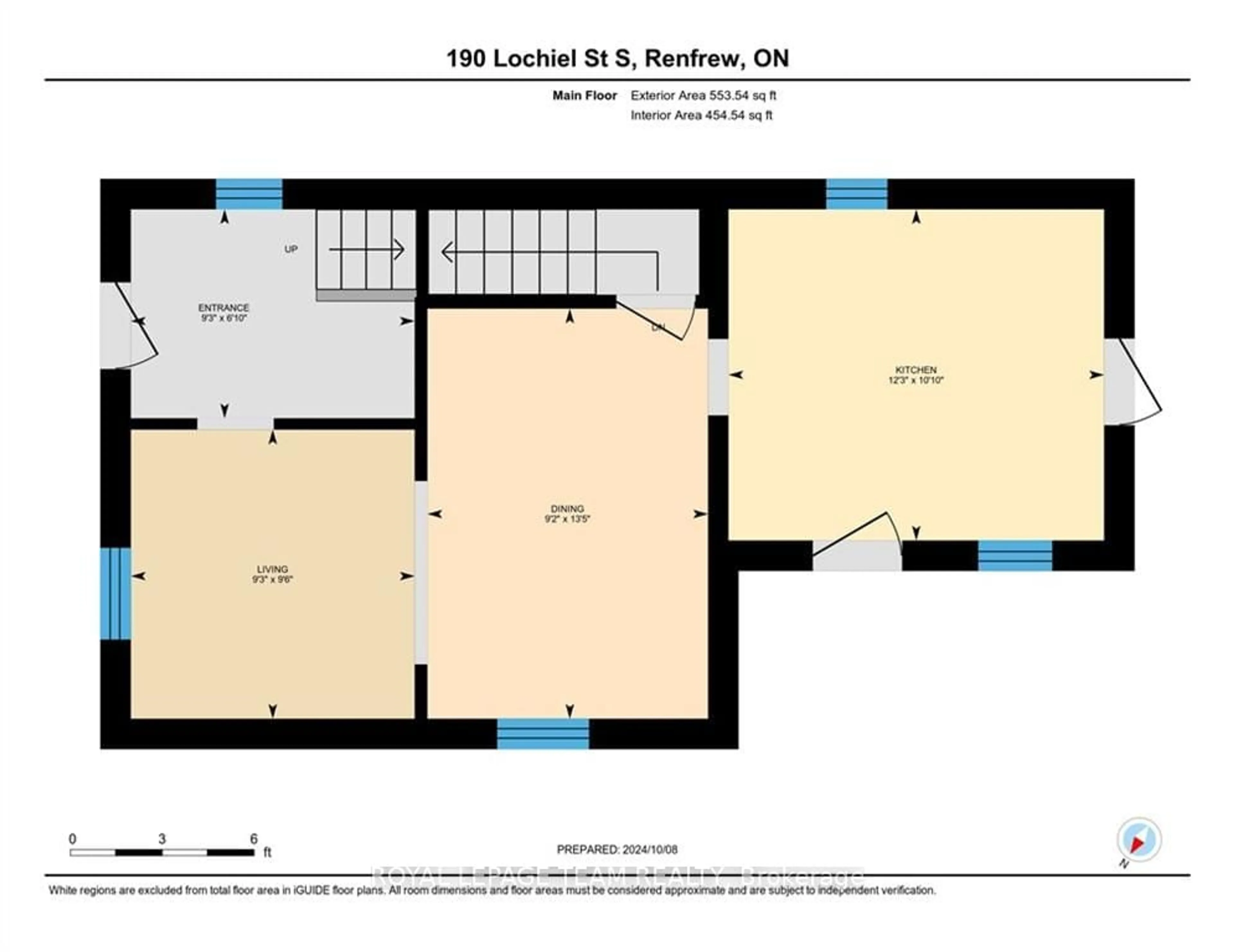 Floor plan for 190 LOCHIEL St, Renfrew Ontario K7V 1W7